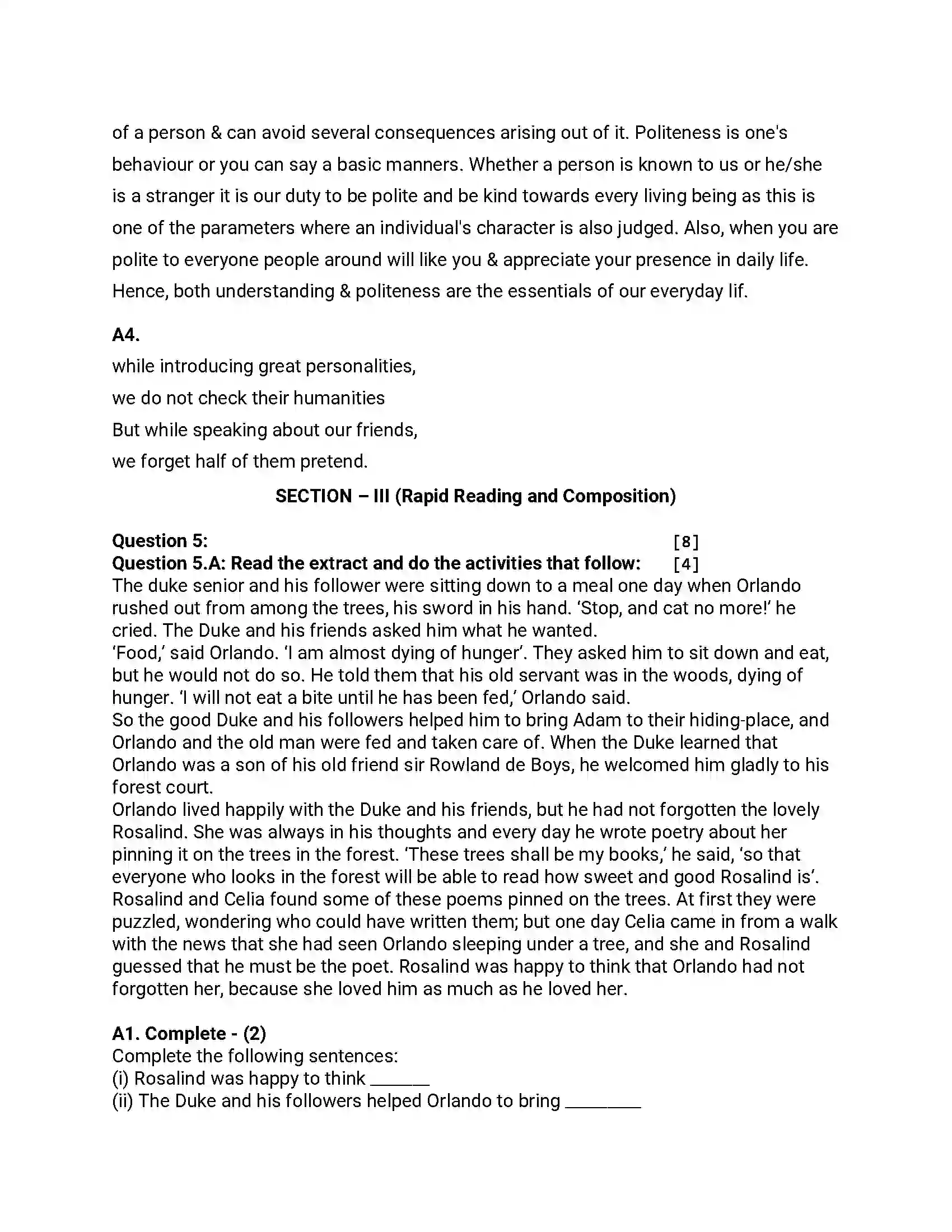 Maharashtra Board Class 12th 2019 English - Feb 2019 - Set-C Previous Year Paper 12