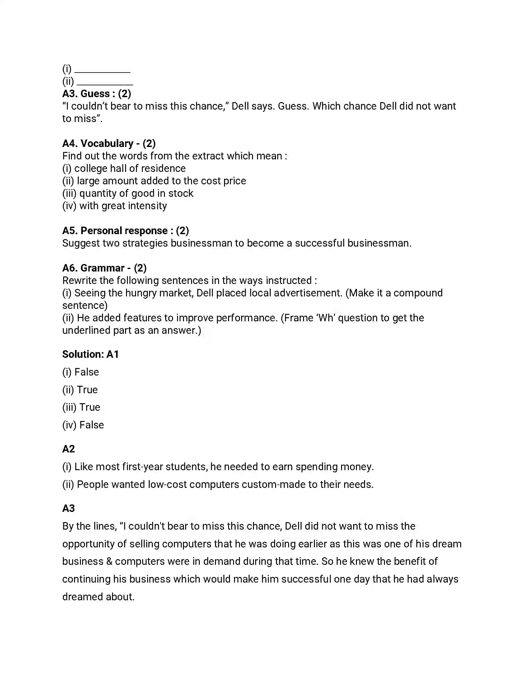 Maharashtra Board Class 12th 2019 English - Feb 2019 - Set-D Previous Year Paper 2