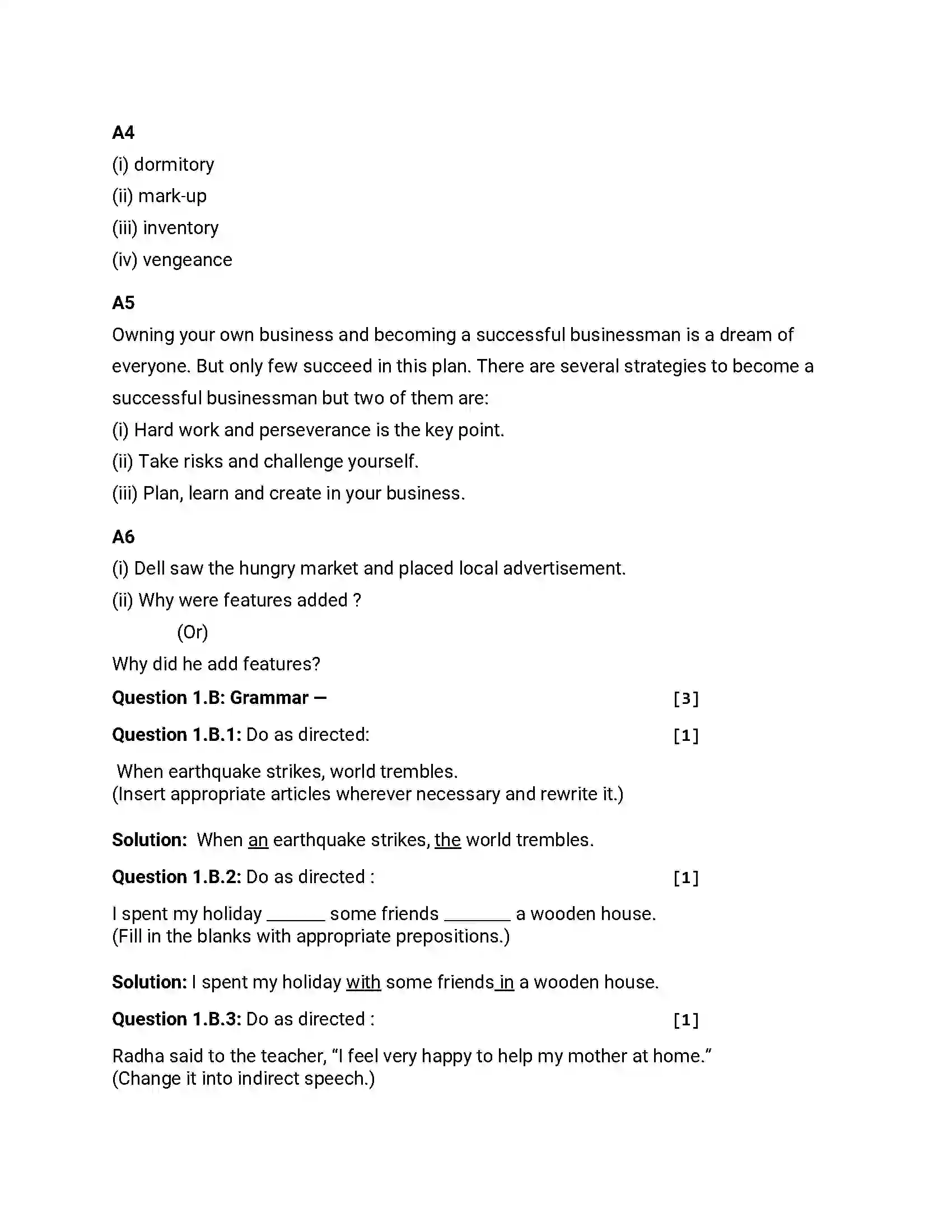 Maharashtra Board Class 12th 2019 English - Feb 2019 - Set-D Previous Year Paper 3