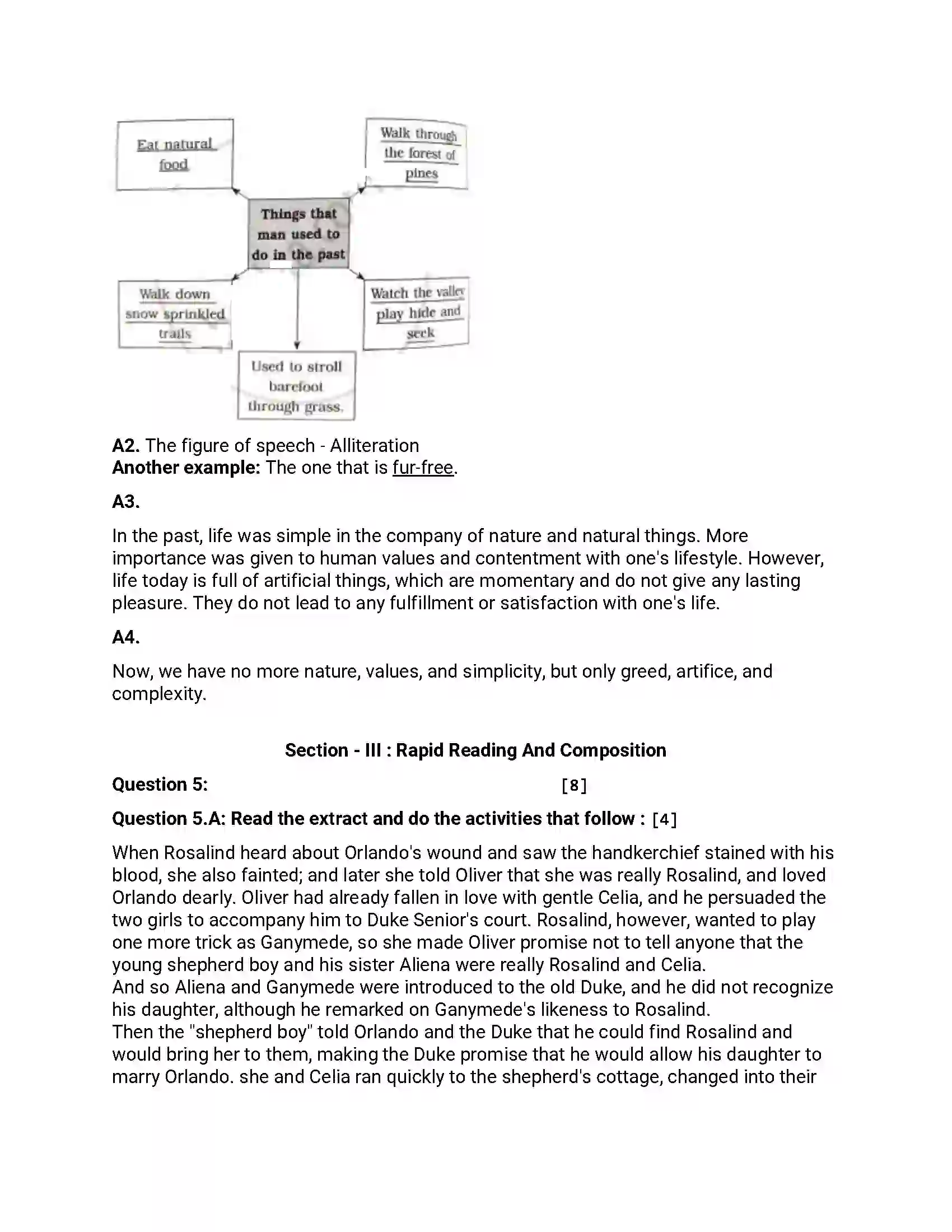 Maharashtra Board Class 12th 2019 English - Jul 2019 - Set-A Previous Year Paper 12