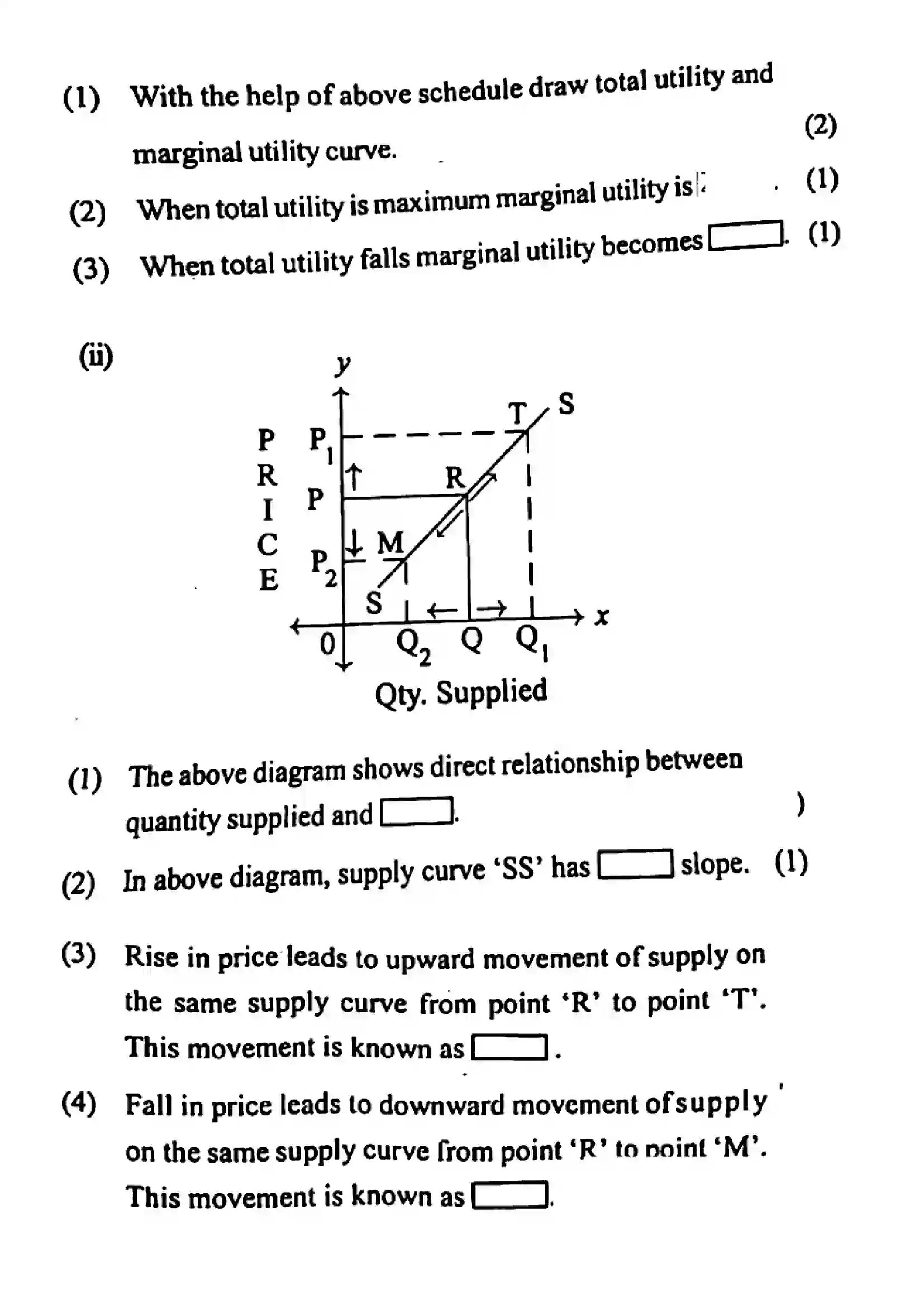 Maharashtra Board Class 12th 2022 Economics Previous Year Paper 6