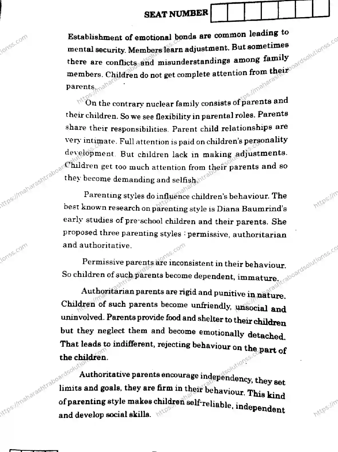 Maharashtra Board Class 12th 2026 ENGLISH 01 J 101 Previous Year Paper 7