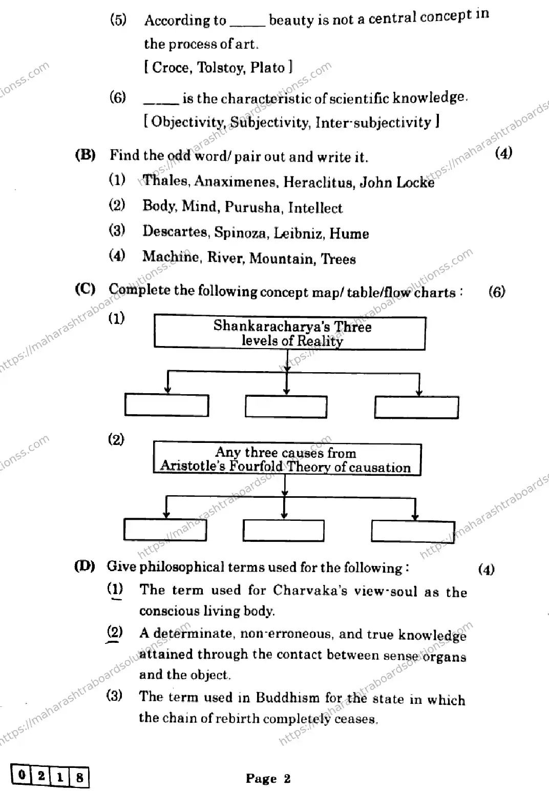 Maharashtra Board Class 12th 2026 PHYSICS 46 J 218 Previous Year Paper 2