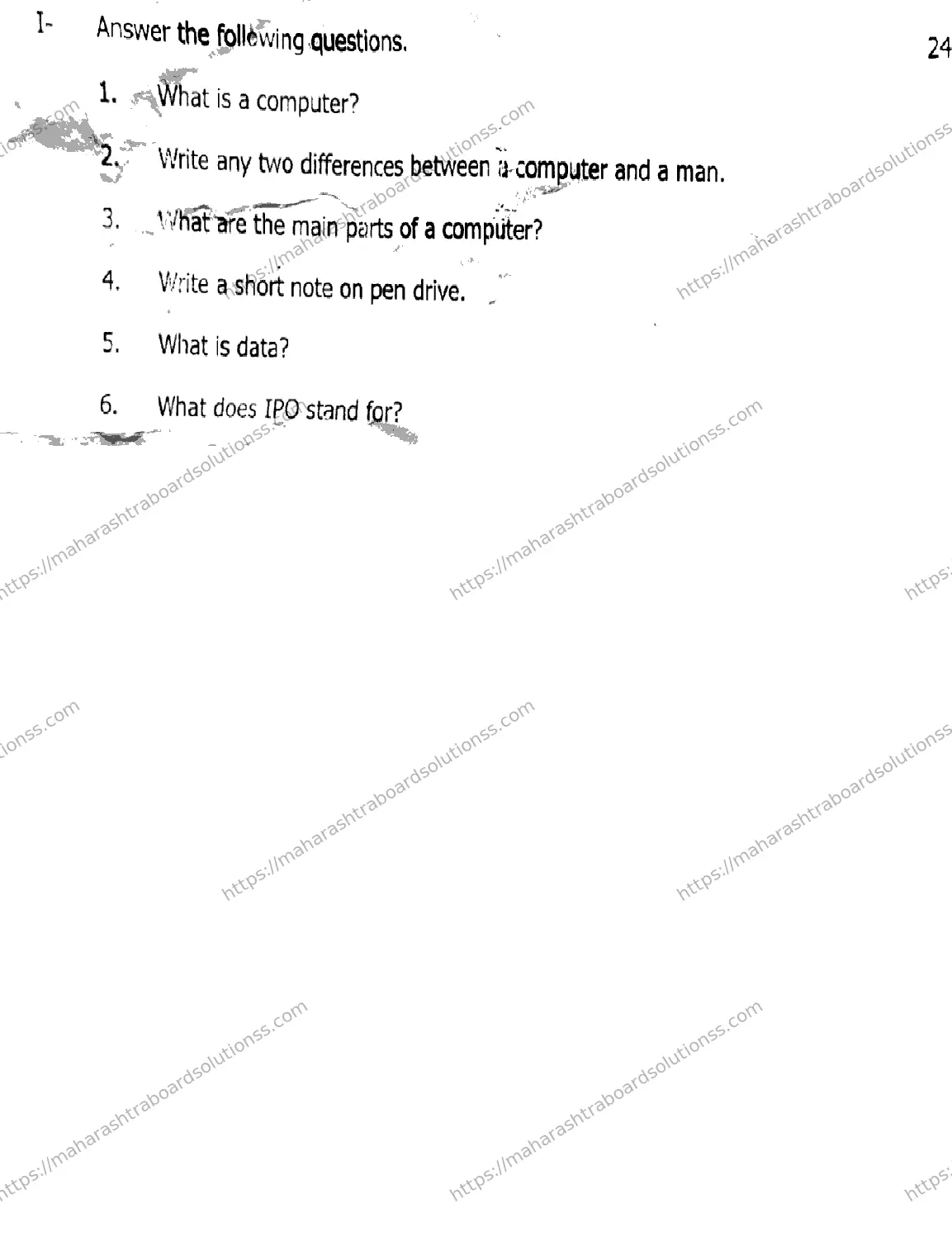 Maharashtra Board Class 2nd 2026 QUARTERLY COMPUTER 281025 Previous Year Paper 3