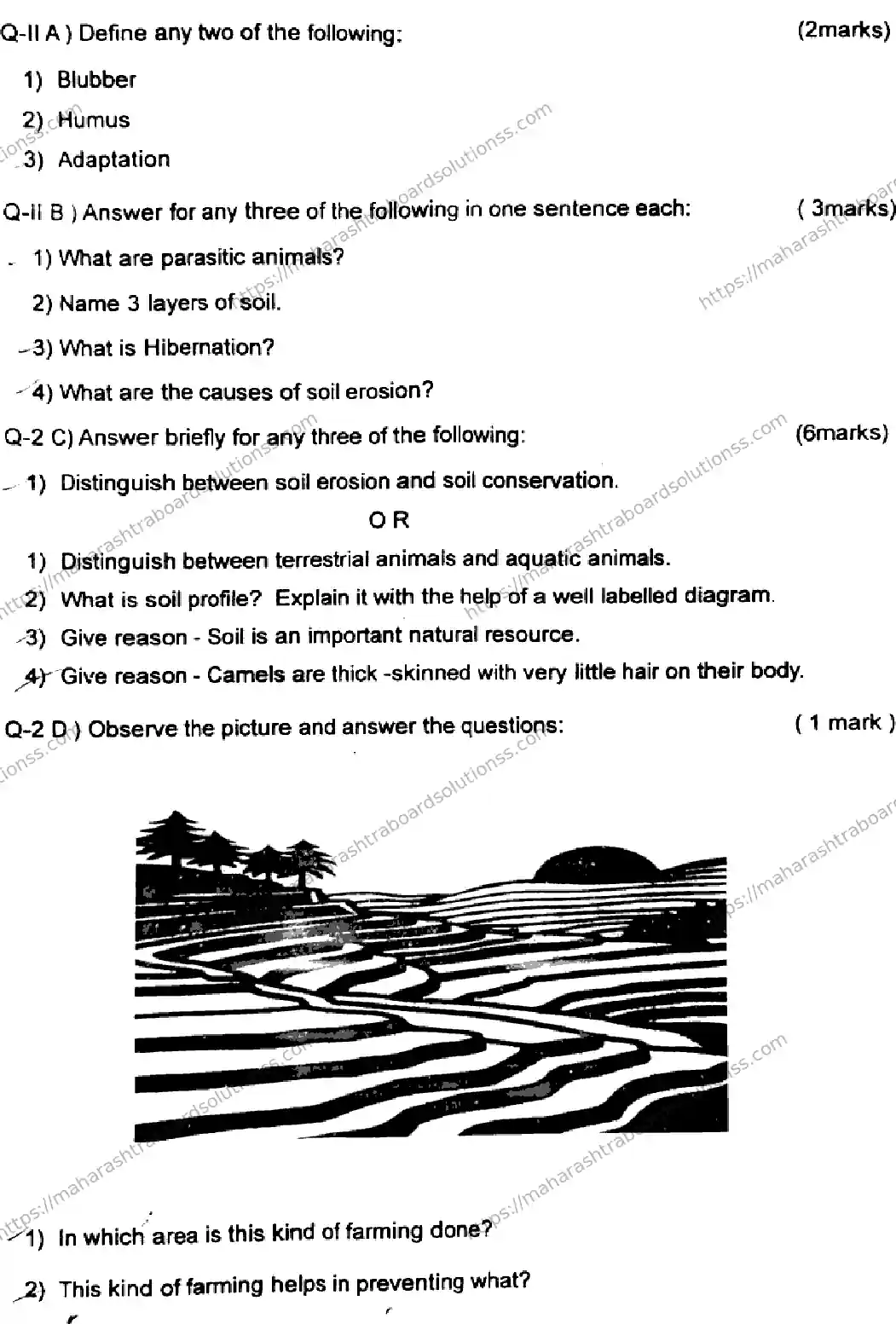 Maharashtra Board Class 4th 2026 SECOND UNIT TEST EVS 1 140126 JAN Previous Year Paper 2