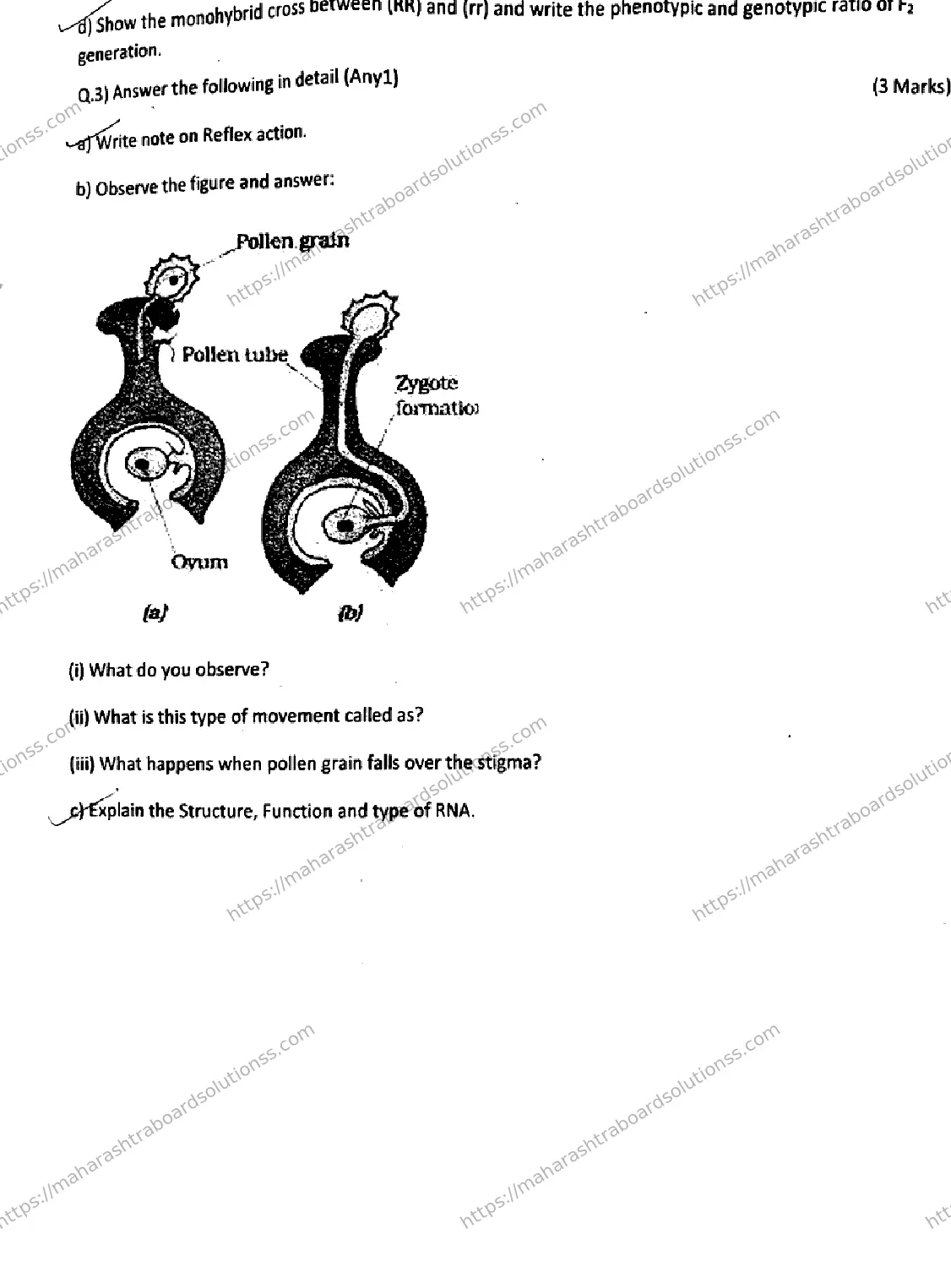 Maharashtra Board Class 9th 2026 SECOND UNIT TEST SCIENCE 2 080126 Previous Year Paper 2
