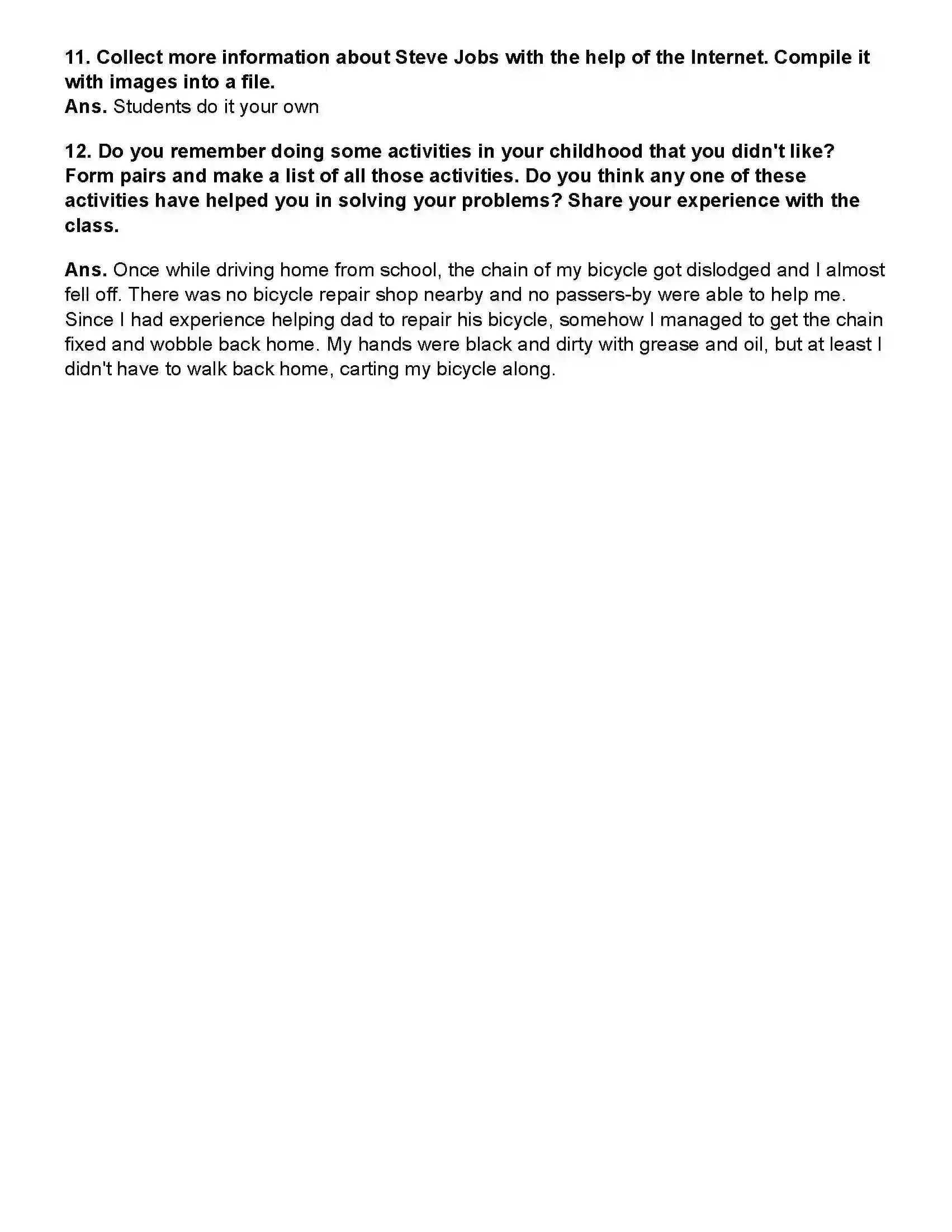 Maharashtra Board Class 10th English (Chapters Notes) Connecting the Dots Revision Note 8