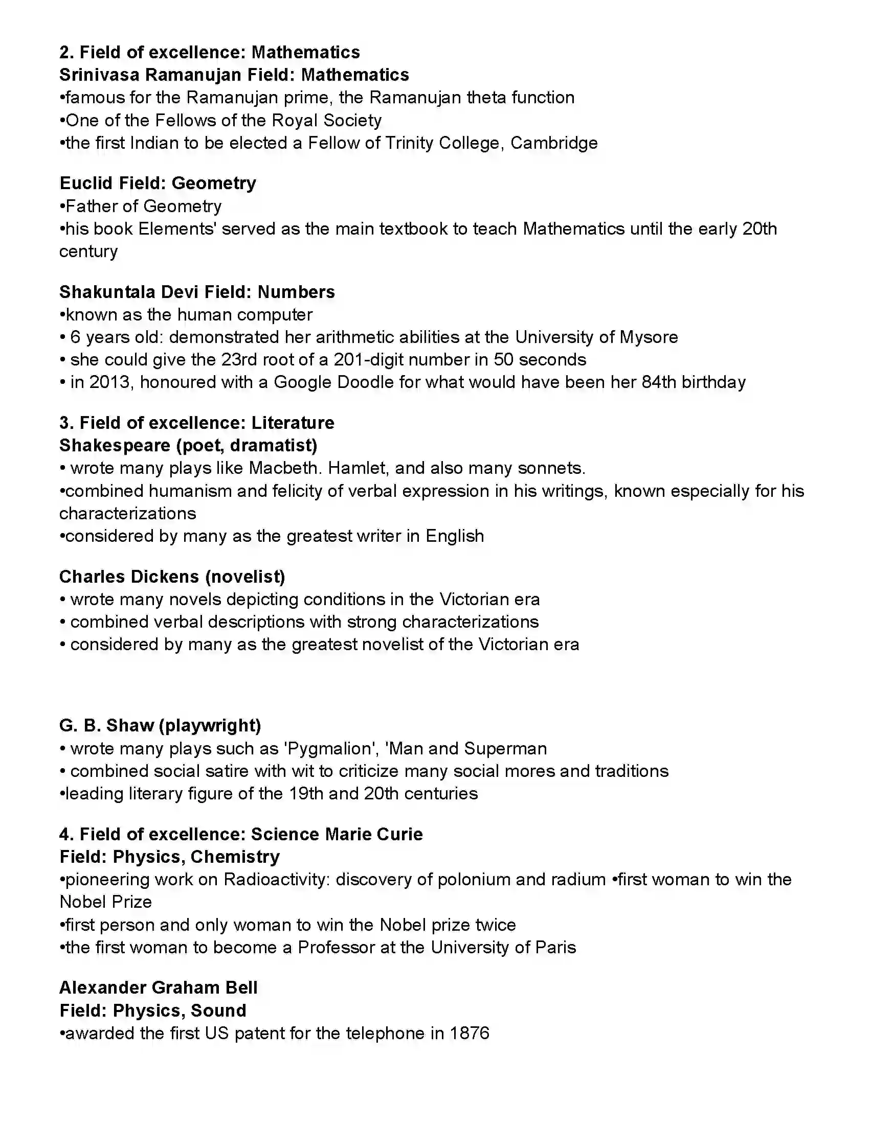 Maharashtra Board Class 10th English (Chapters Notes) Stephen Hawking. Revision Note 4