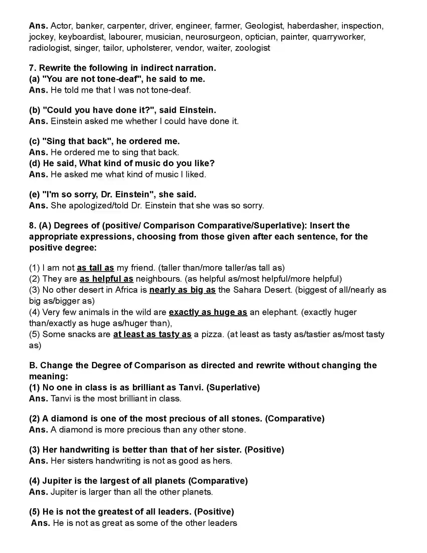 Maharashtra Board Class 10th English (Chapters Notes) The Night I Met Einstein Revision Note 5
