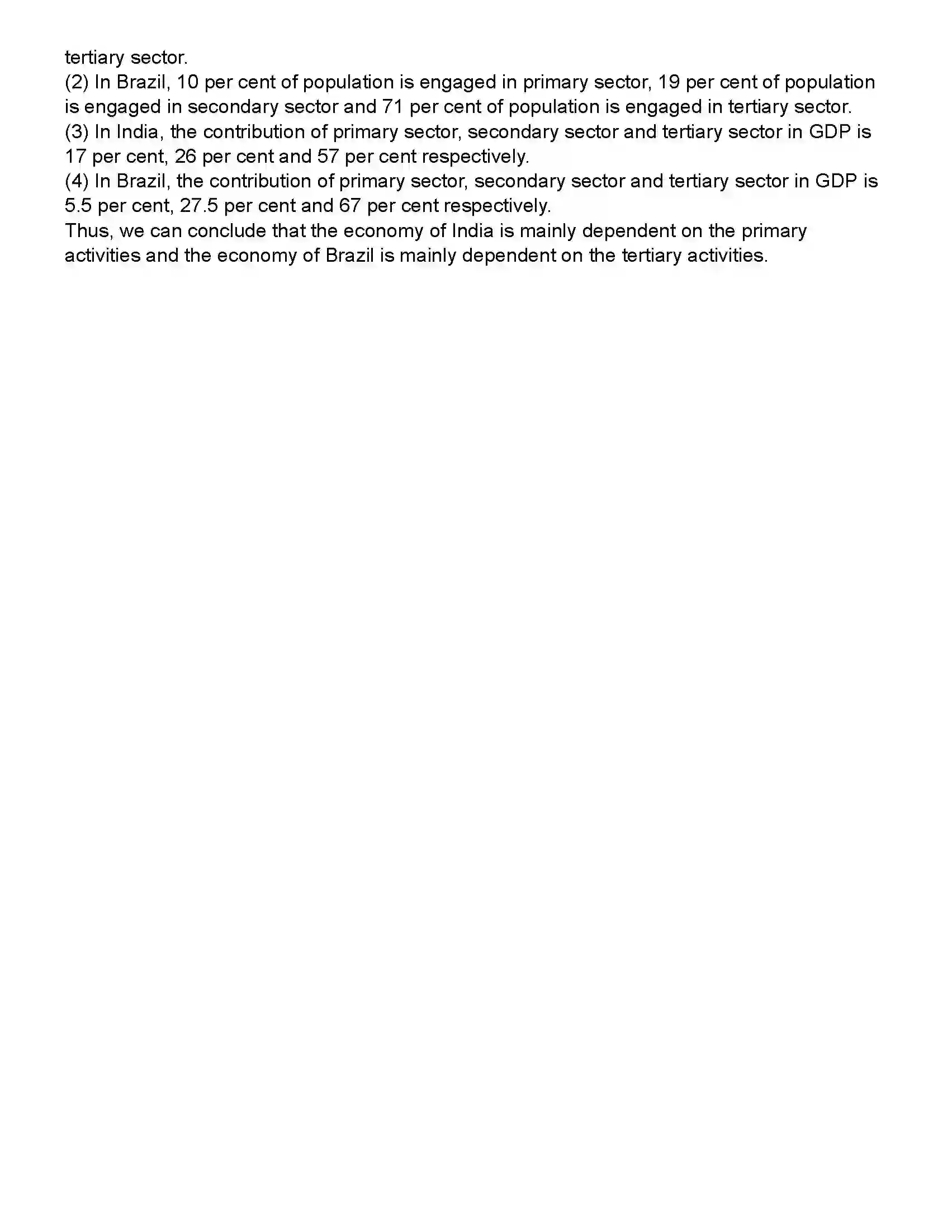 Maharashtra Board Class 10th Geography Economy and Occupations Revision Note 3