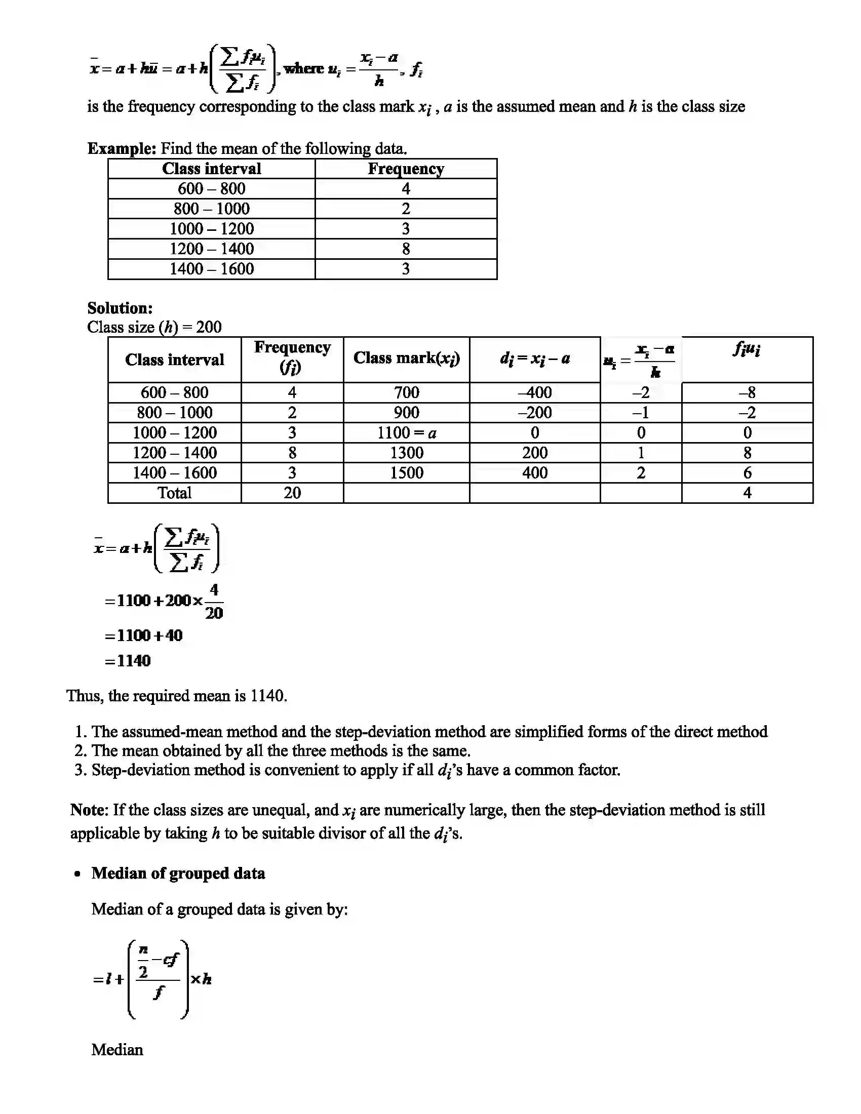 Maharashtra Board Class 10th Mathematics Statistics Revision Note 4