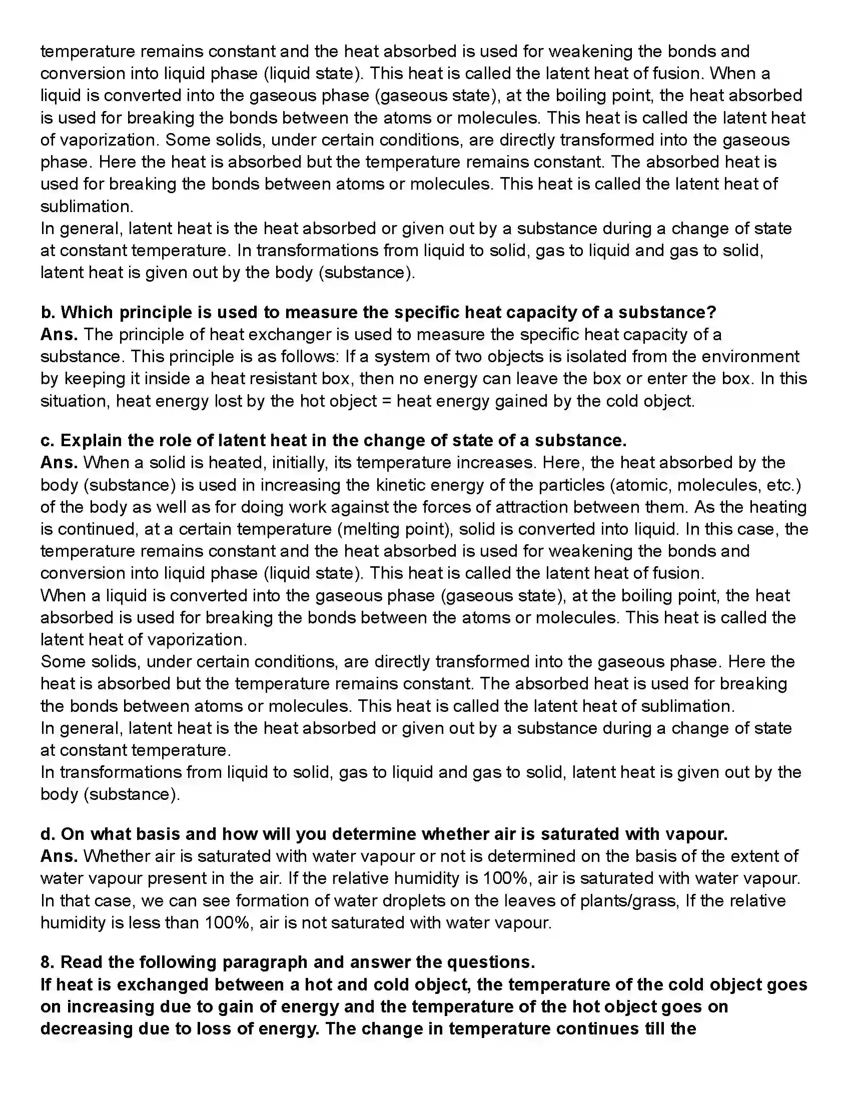 Maharashtra Board Class 10th Science Part - 1 Heat Revision Note 4