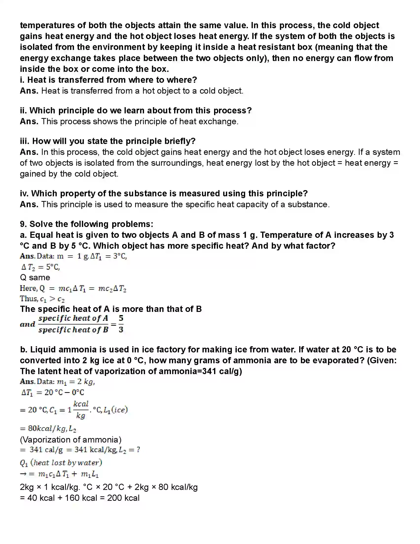 Maharashtra Board Class 10th Science Part - 1 Heat Revision Note 5