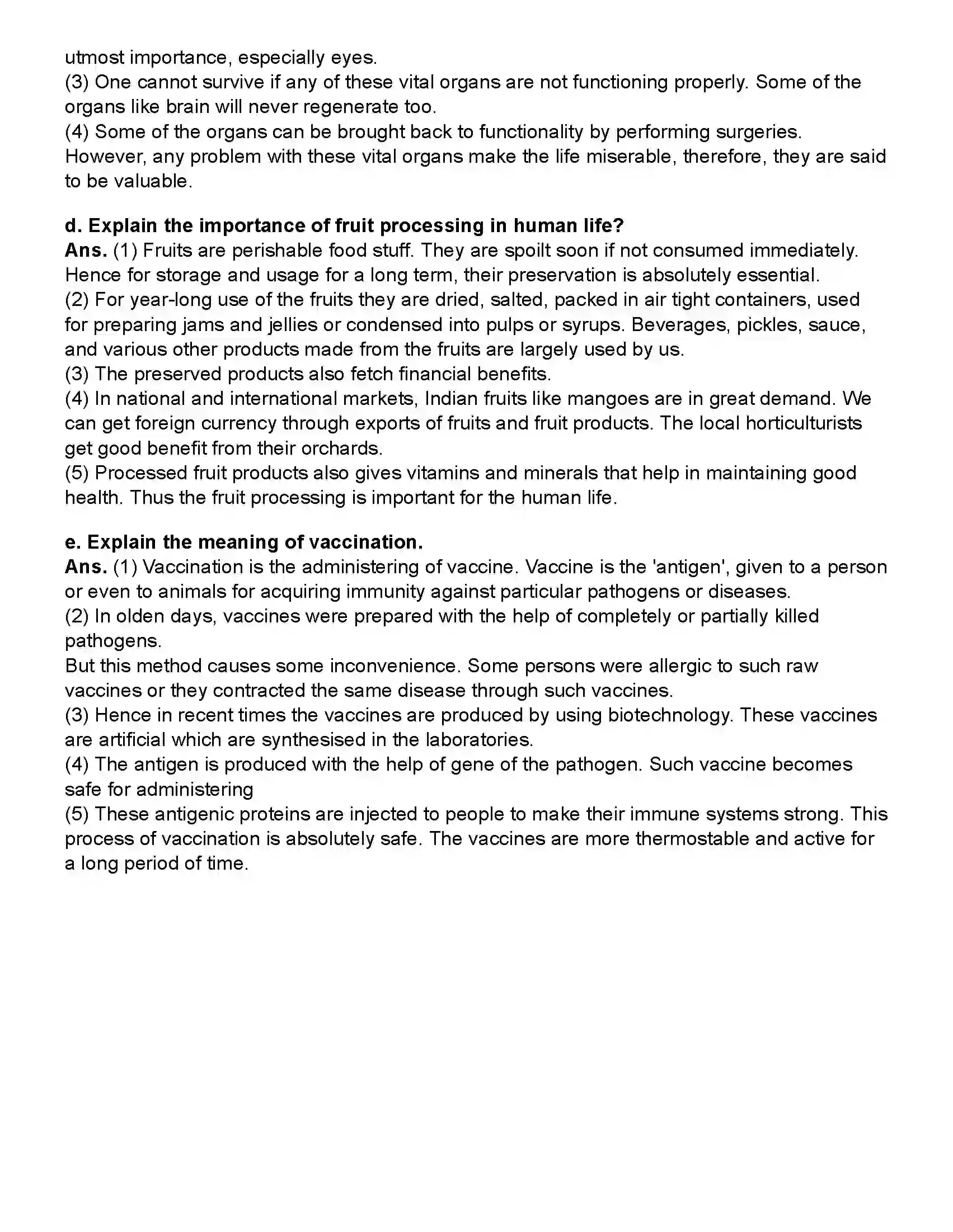 Maharashtra Board Class 10th Science Part - 2 Cell Biology and Biotechnology Revision Note 3