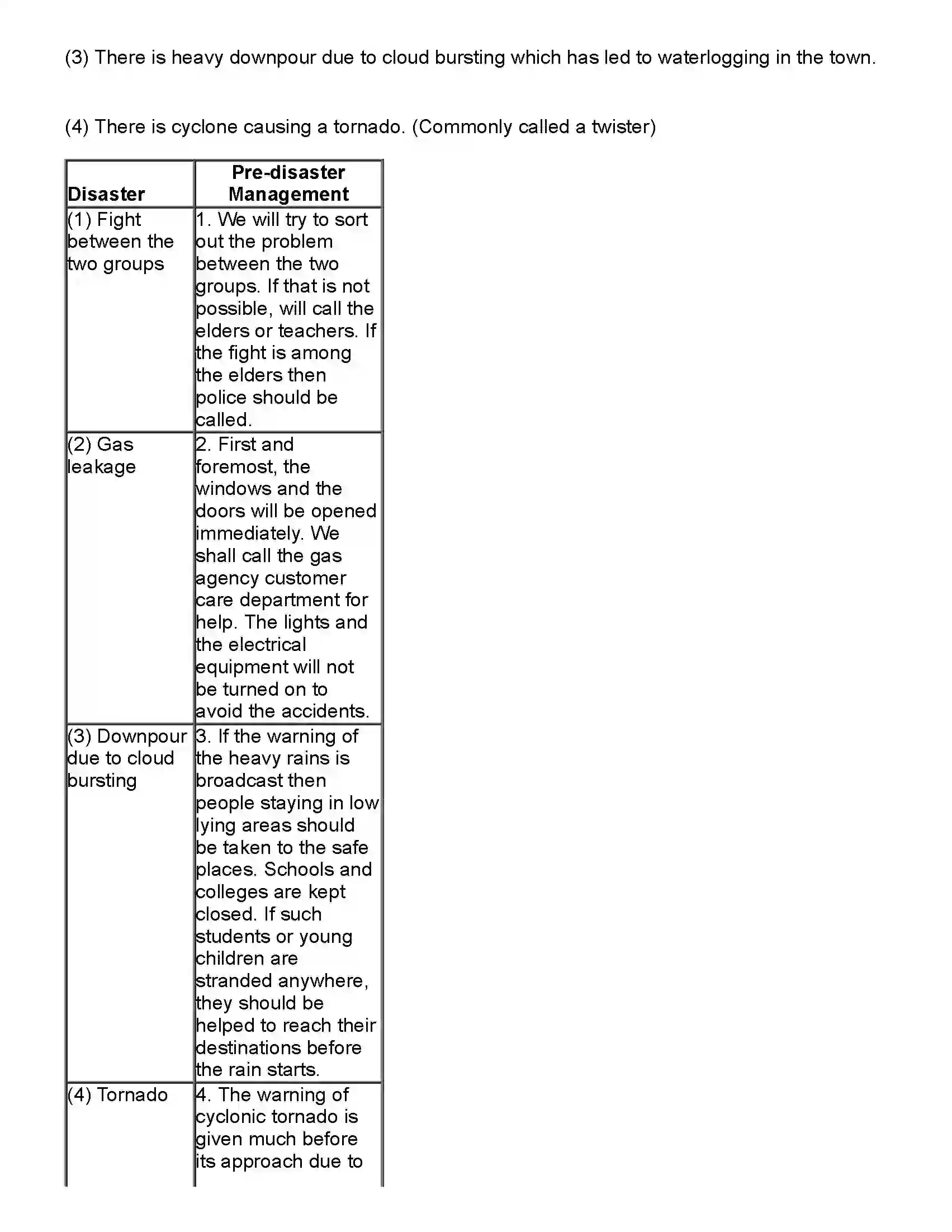 Maharashtra Board Class 10th Science Part - 2 Disaster Management Revision Note 11