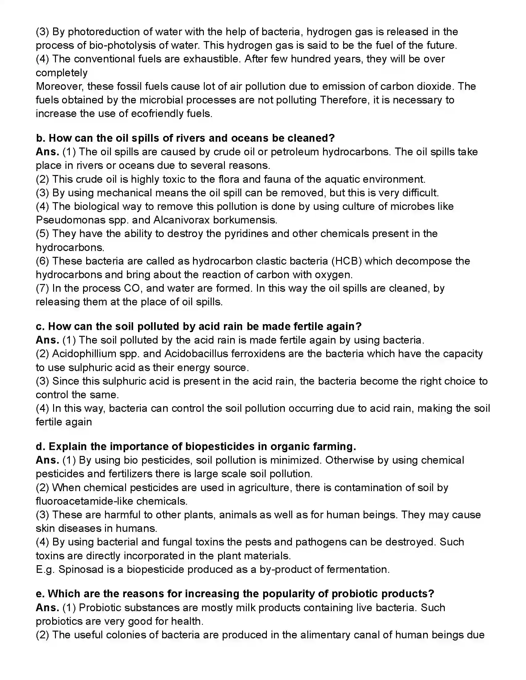 Maharashtra Board Class 10th Science Part - 2 Introduction to Microbiology Revision Note 2