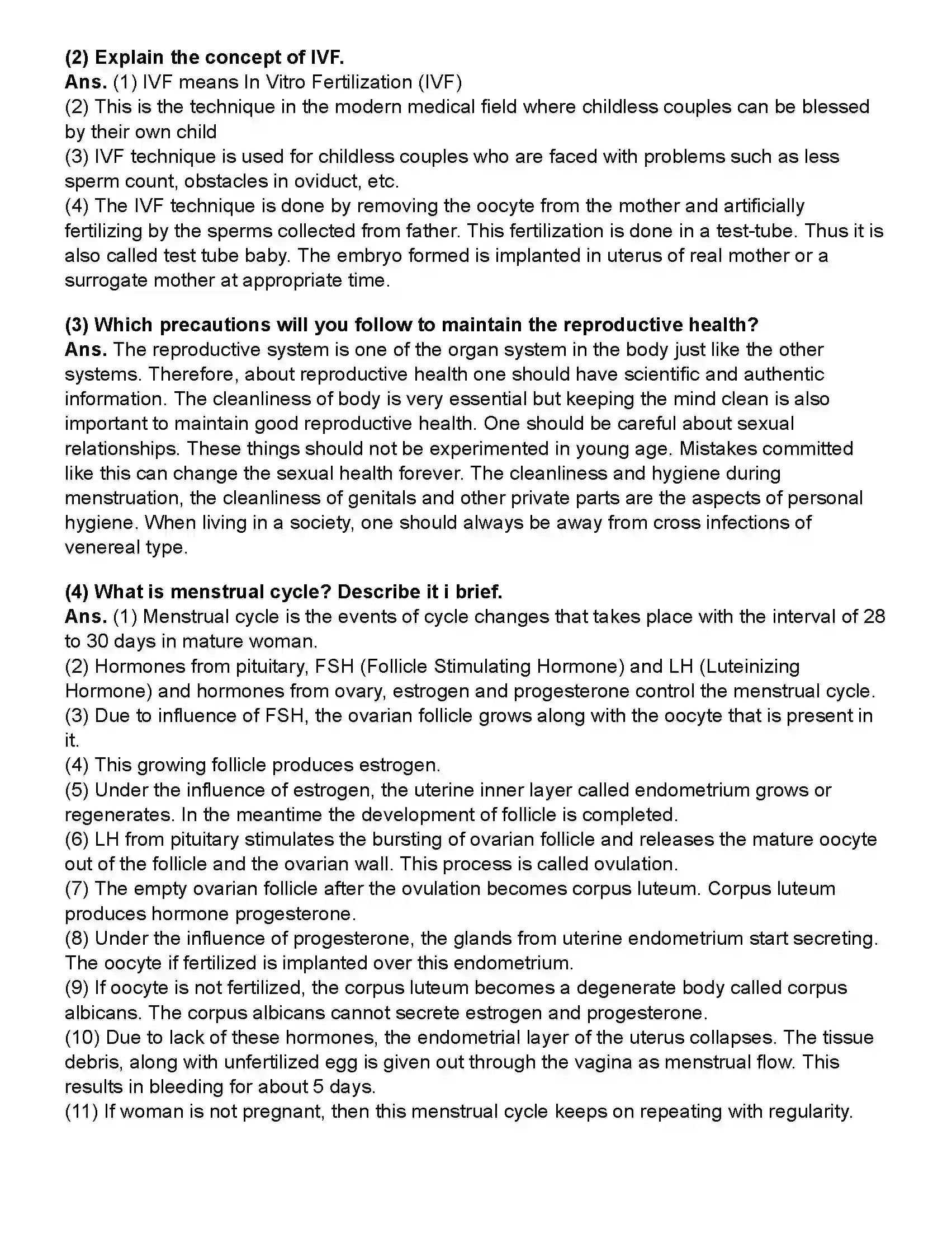 Maharashtra Board Class 10th Science Part - 2 Life Processes in Living Organisms Part -2 Revision Note 6