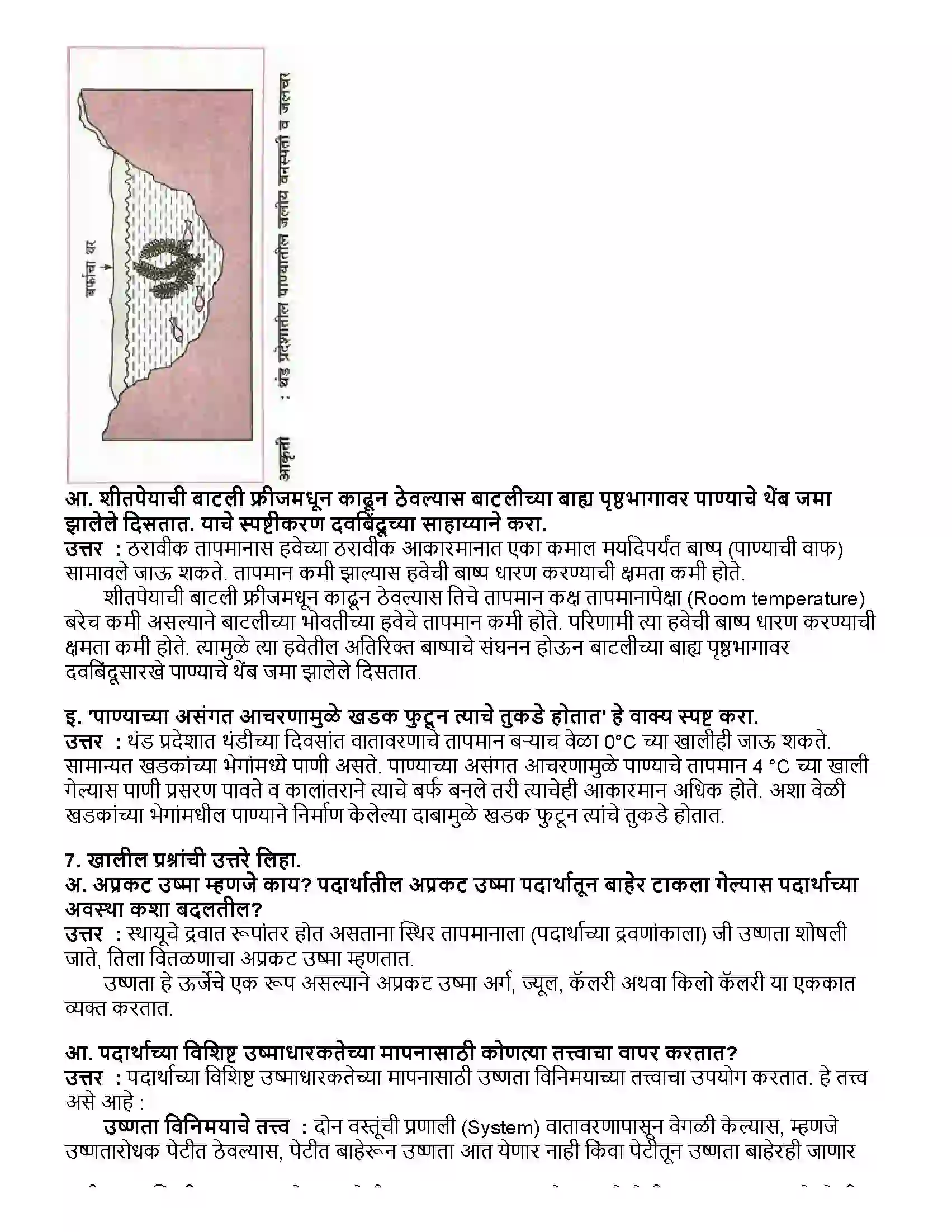 Maharashtra Board Class 10th विज्ञान भाग - १ उष्णता Revision Note 4