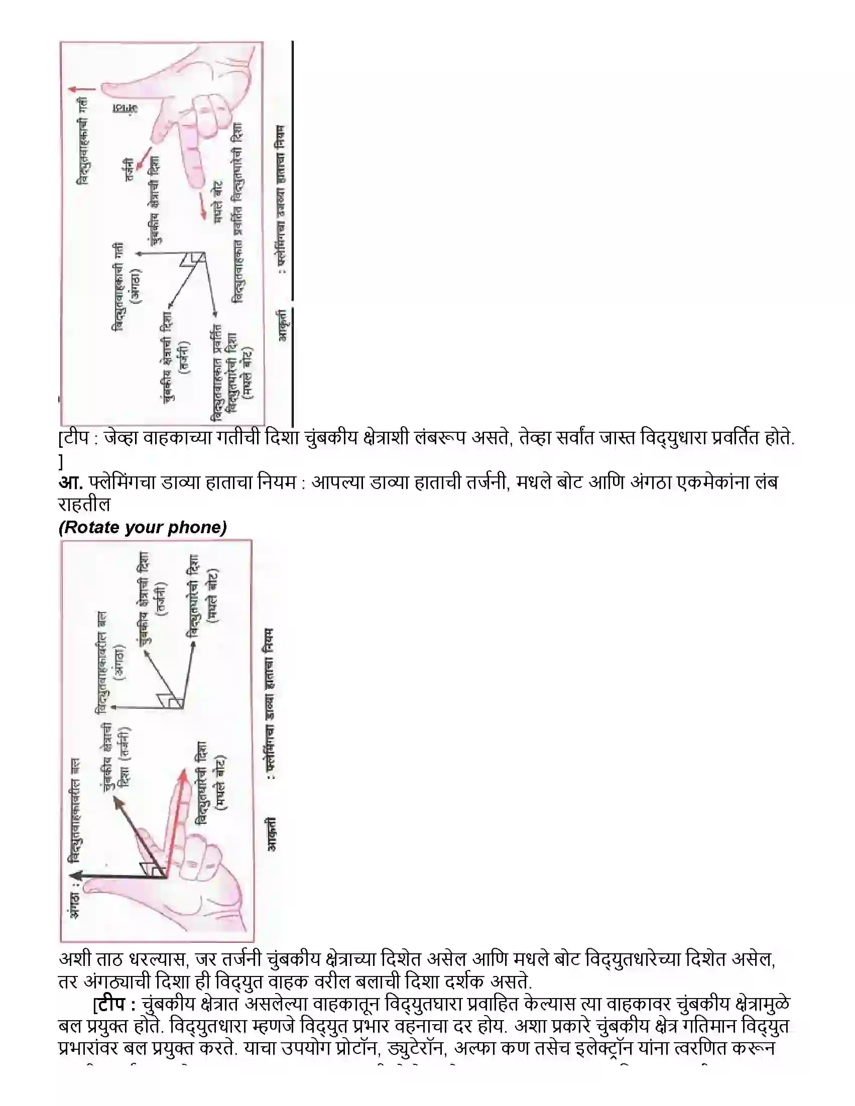 Maharashtra Board Class 10th विज्ञान भाग - १ विद्युतधारेचे परिणाम Revision Note 8