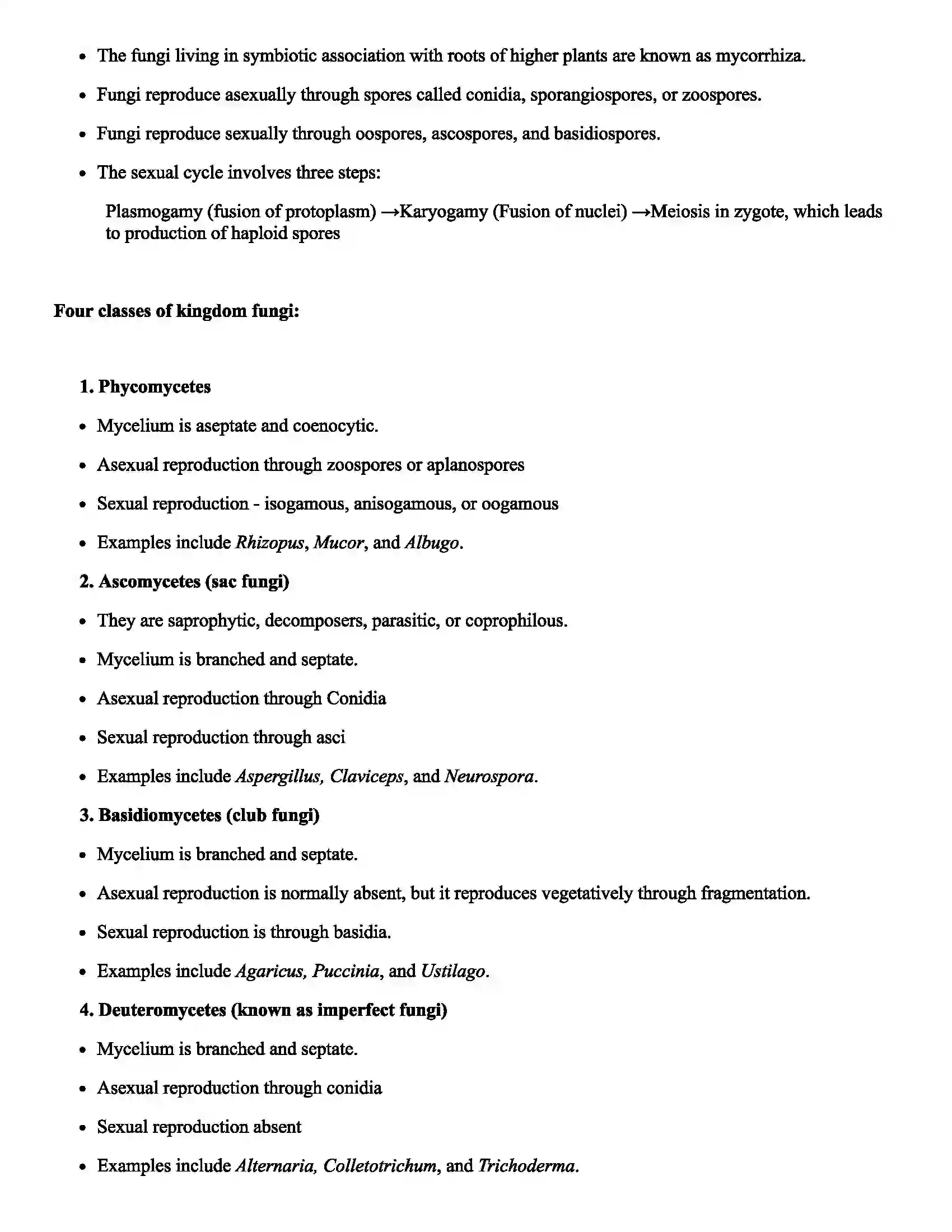 Maharashtra Board Class 11th Biology Diversity in Organisms Revision Note 6