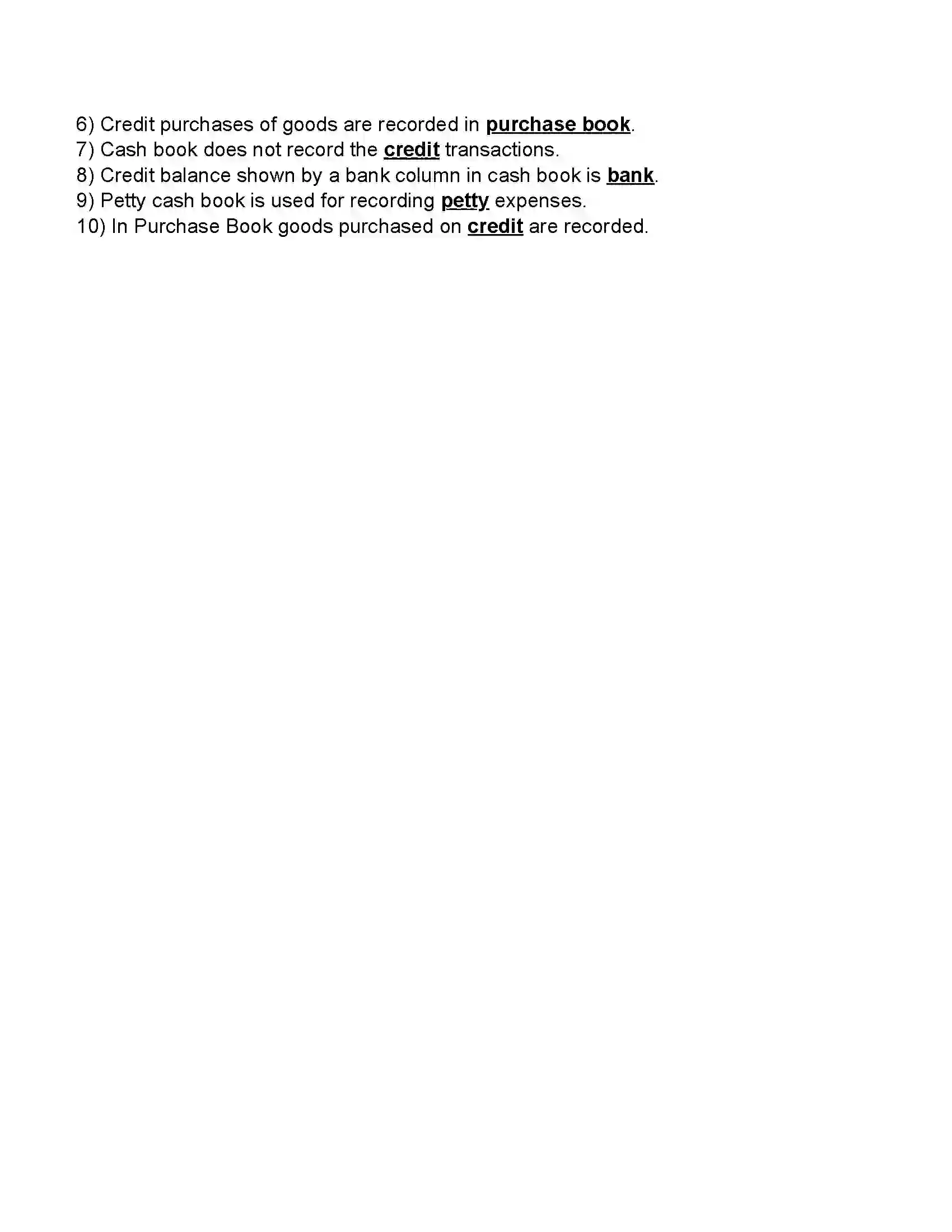 Maharashtra Board Class 11th Book-Keeping & Accountancy Subsidiary Books Revision Note 4