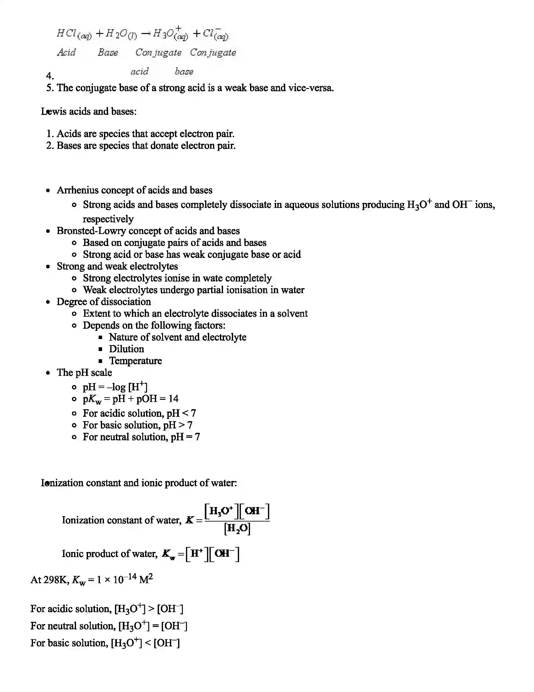 Maharashtra Board Class 11th Chemistry Chemical Equilibrium Revision Note 4