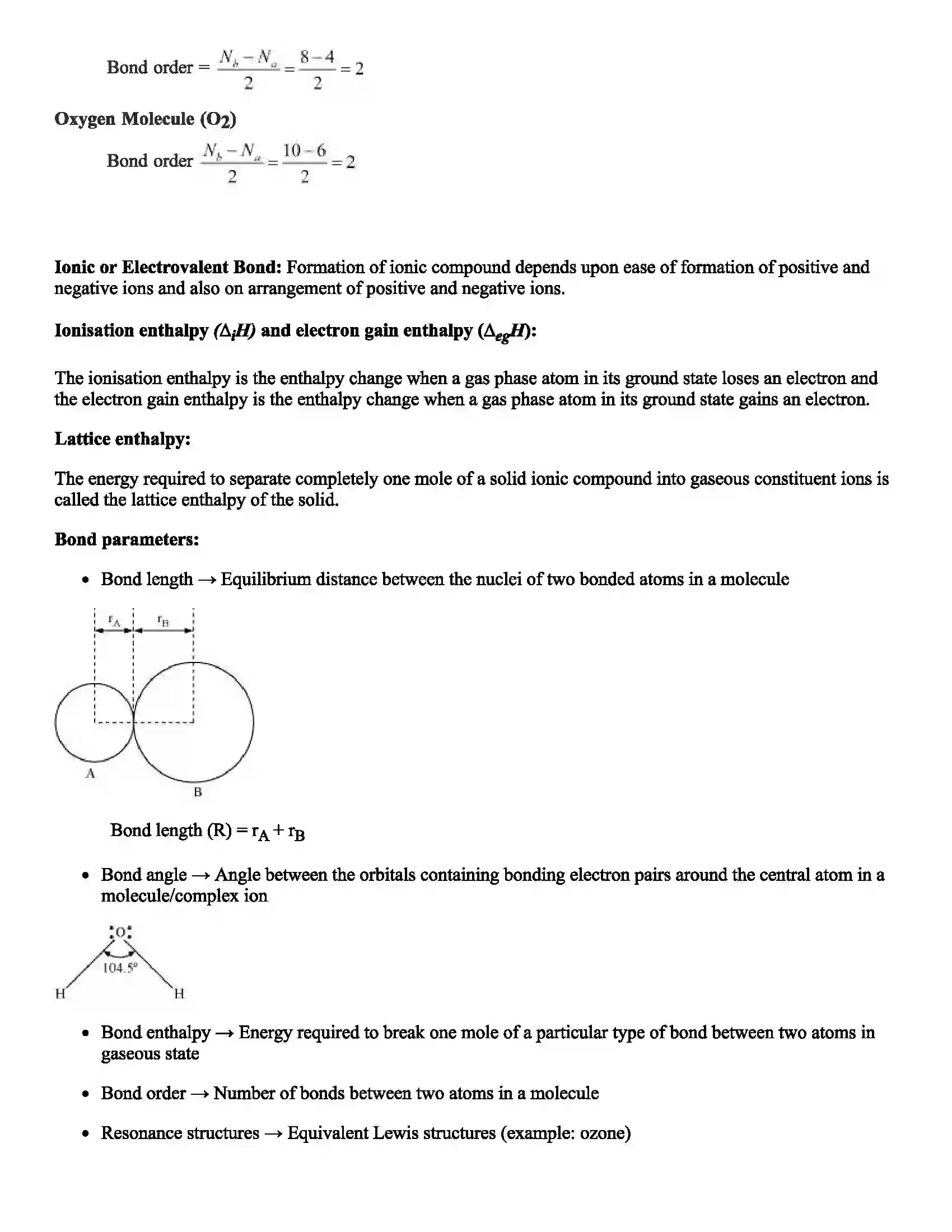 Maharashtra Board Class 11th Chemistry Nature of Chemical Bond Revision Note 7