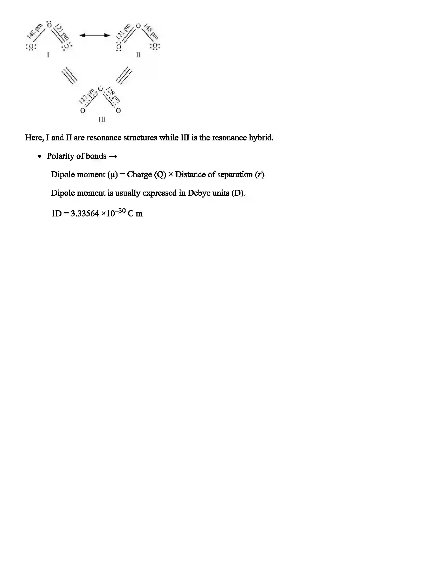 Maharashtra Board Class 11th Chemistry Nature of Chemical Bond Revision Note 8
