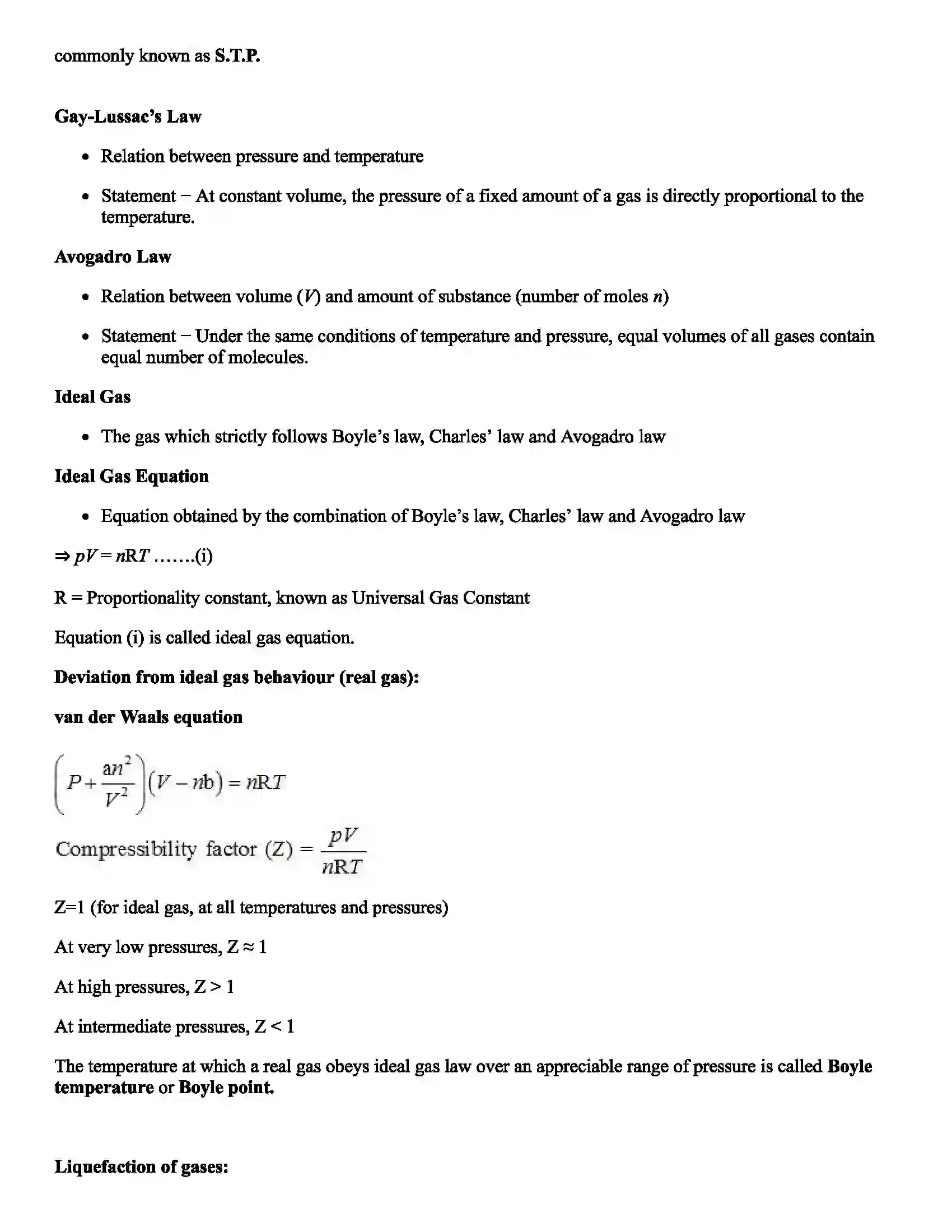 Maharashtra Board Class 11th Chemistry States of Matter Revision Note 4