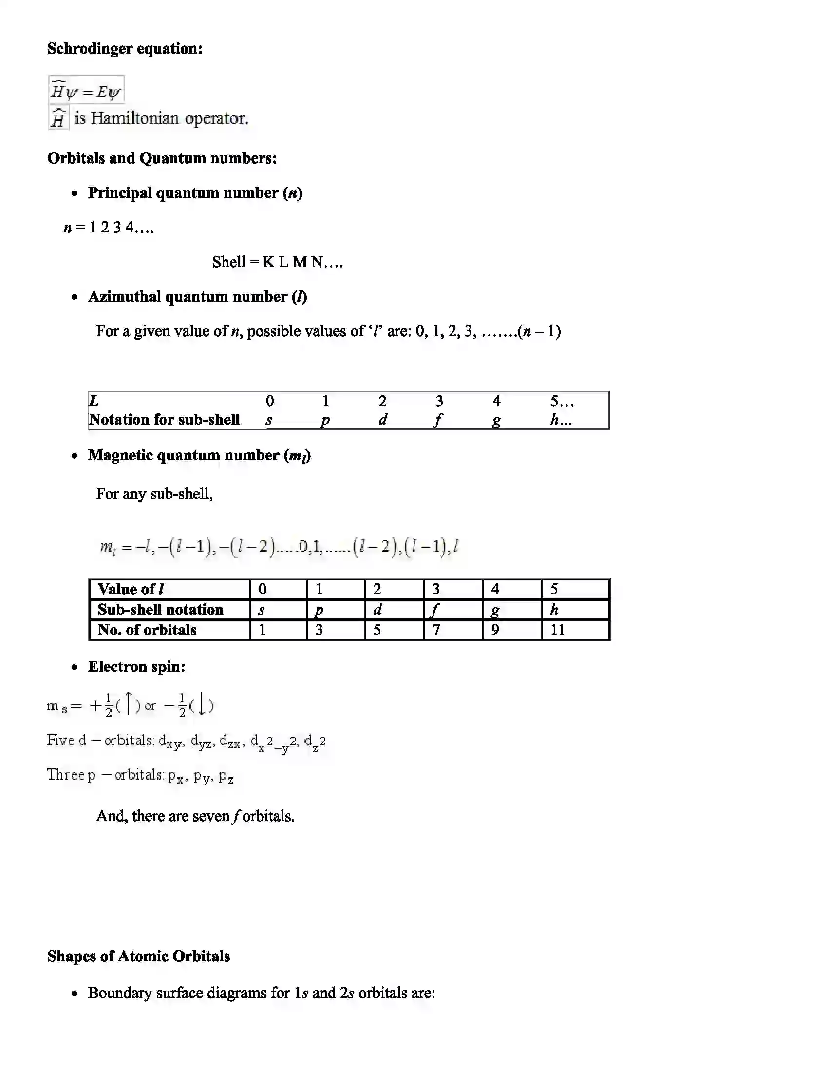 Maharashtra Board Class 11th Chemistry Structure of Atom Revision Note 5