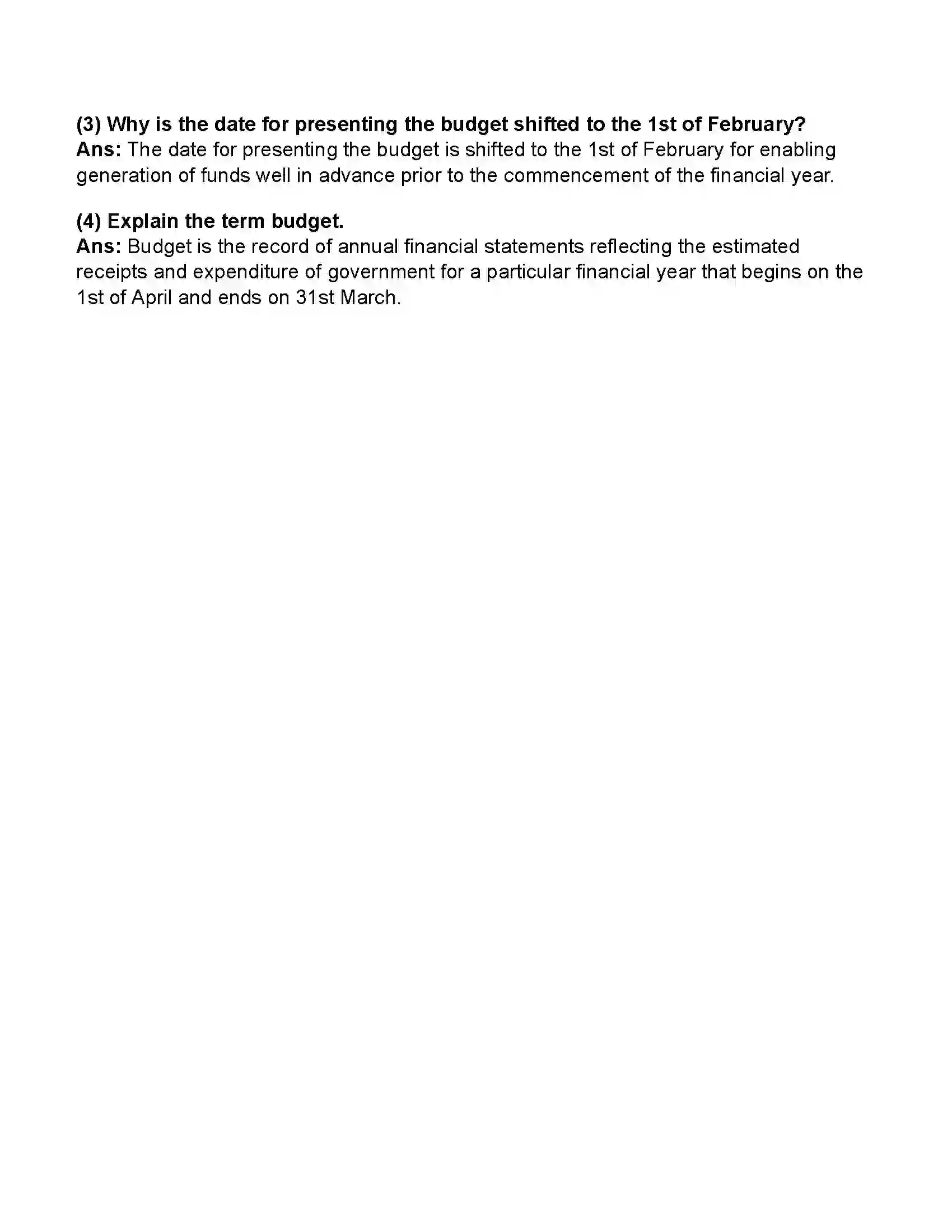 Maharashtra Board Class 11th Economics Economic Planning in India Revision Note 8