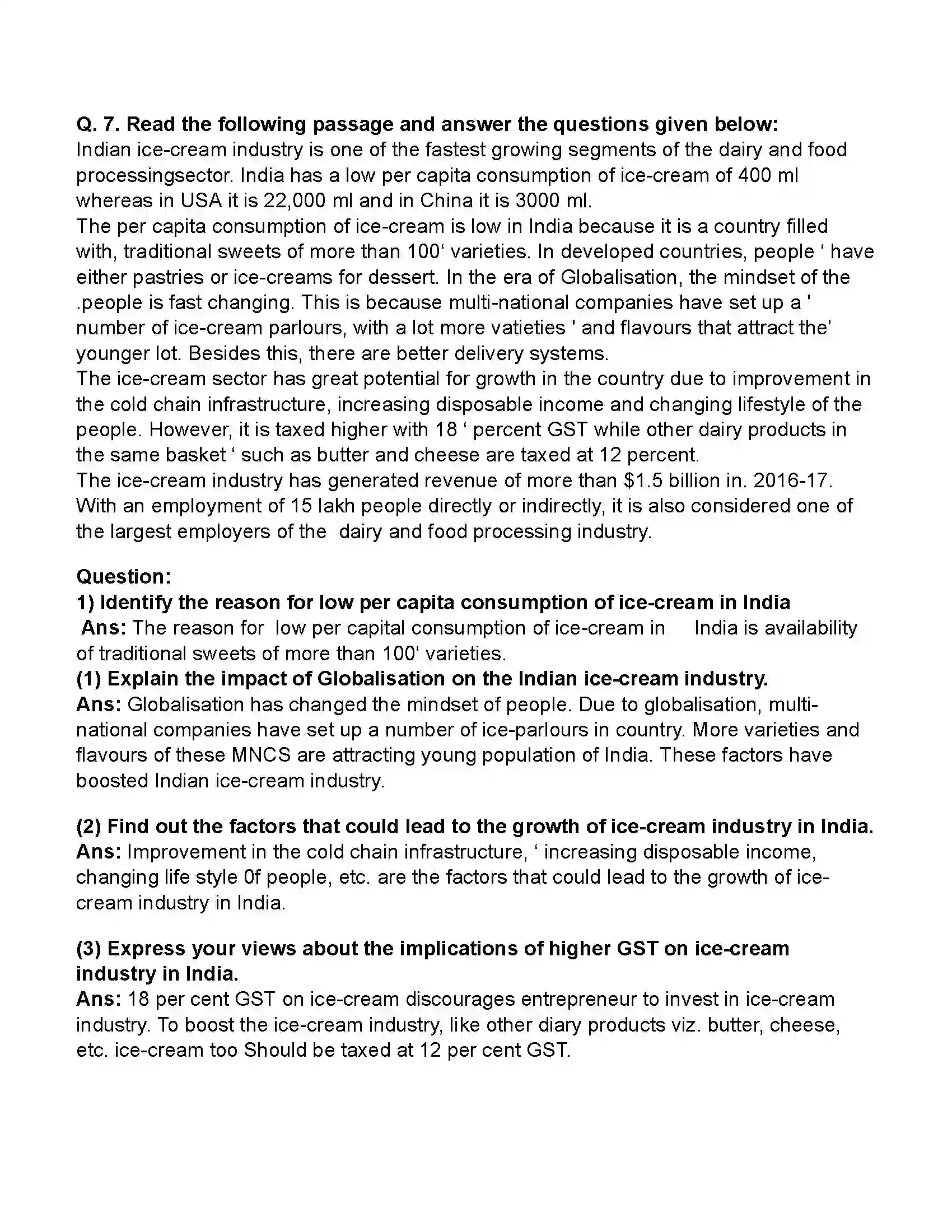 Maharashtra Board Class 11th Economics Economic Policy in India Since 1991 Revision Note 6