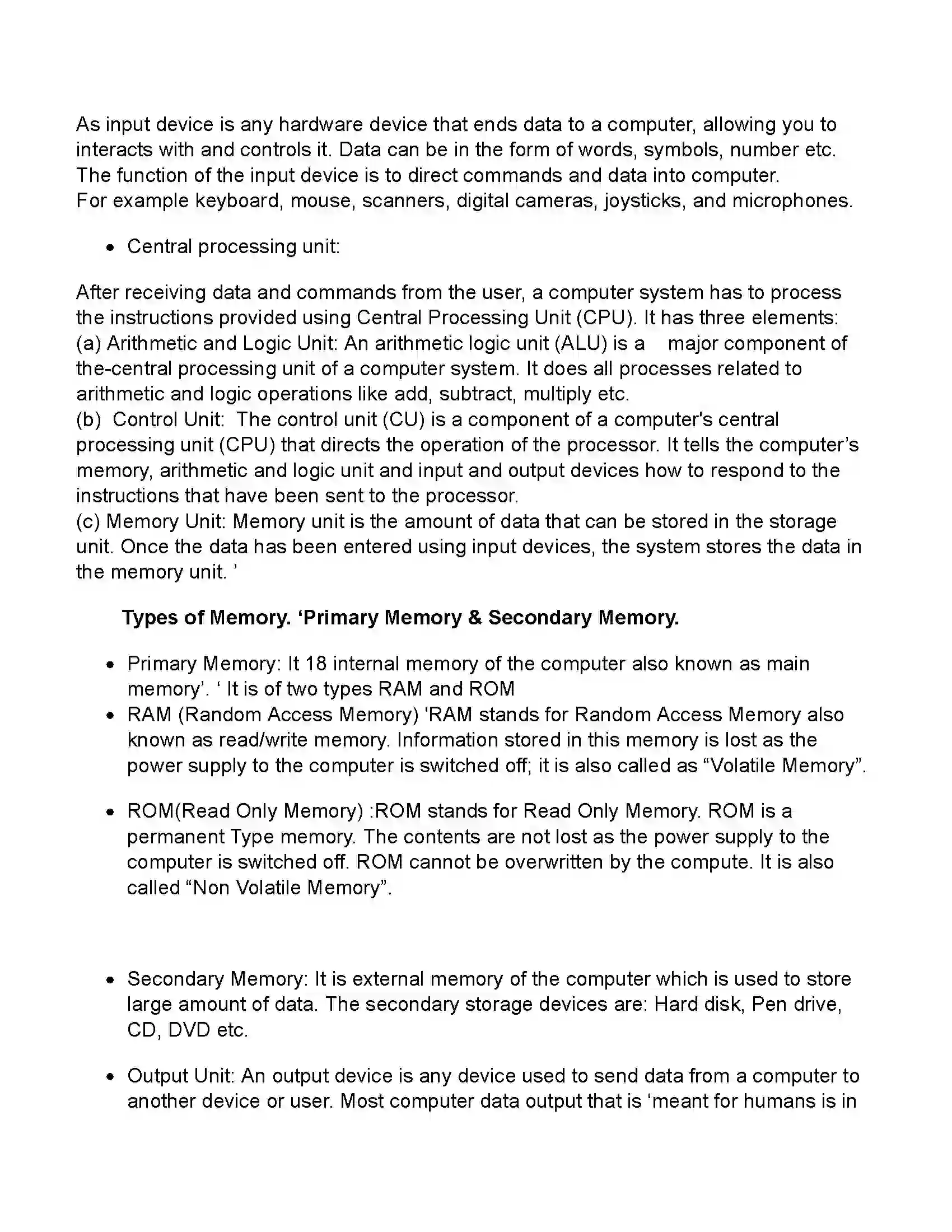 Maharashtra Board Class 11th Information Technology Basics of Information Technology Revision Note 6