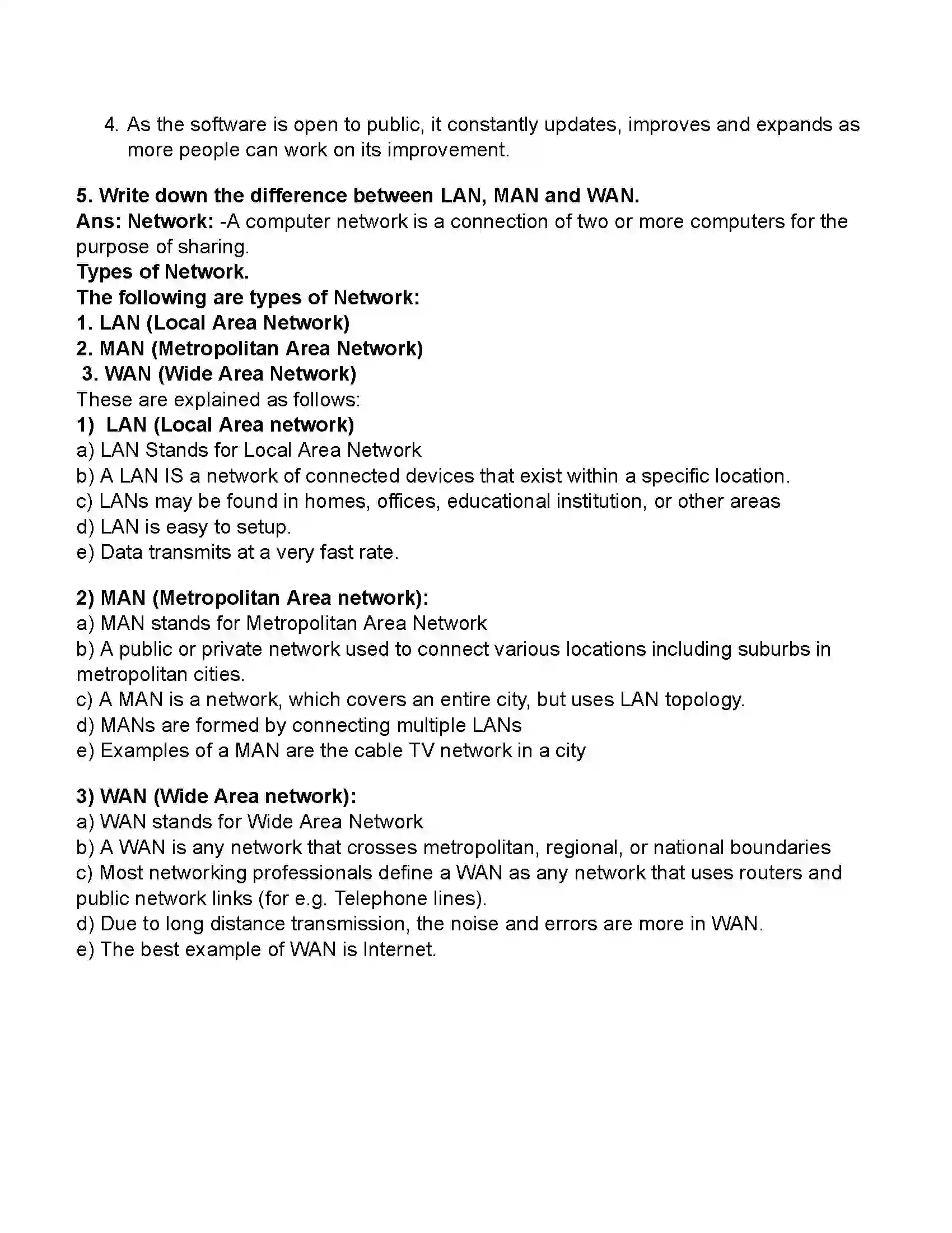 Maharashtra Board Class 11th Information Technology Basics of Information Technology Revision Note 8