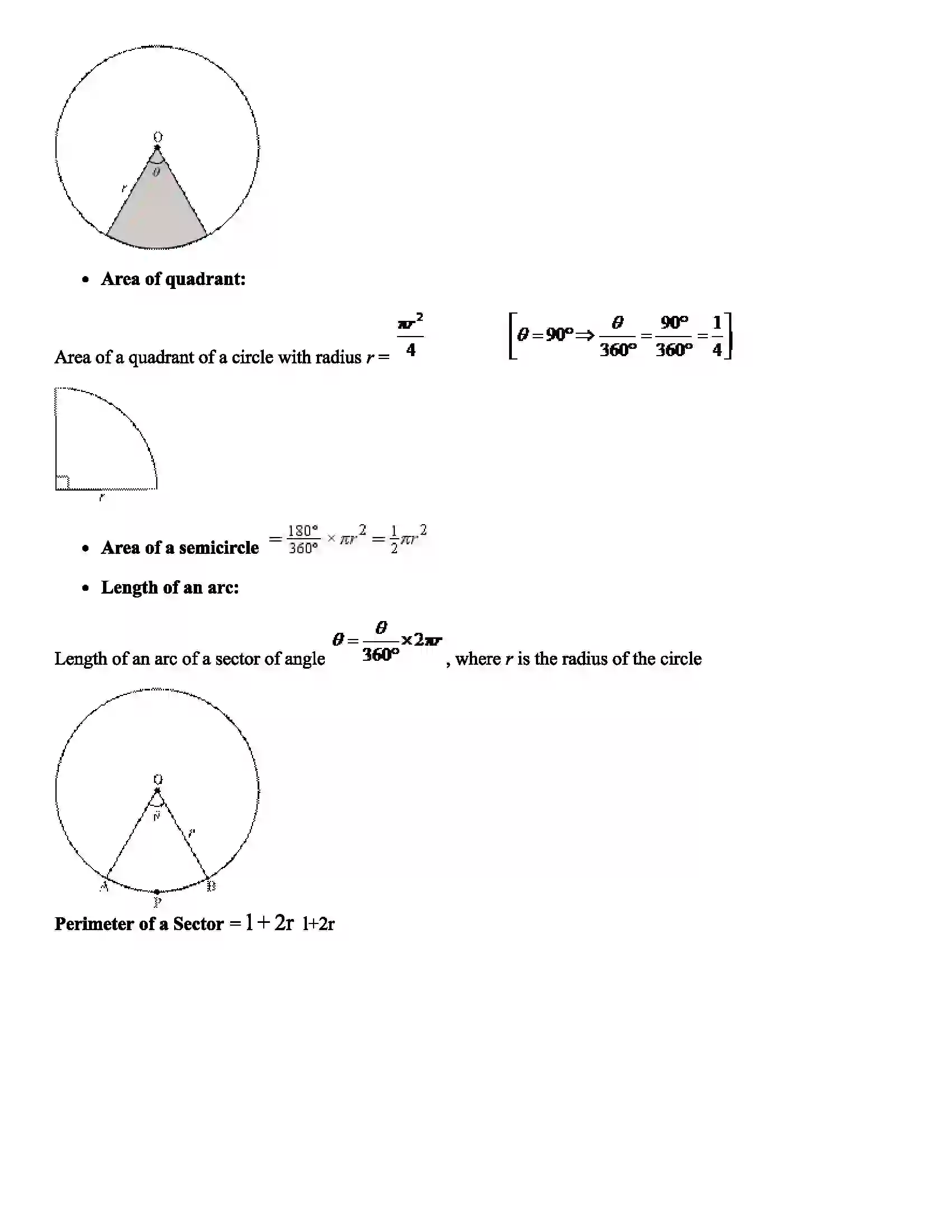 Maharashtra Board Class 11th Mathematics Part - I Angle & Its Measurement Revision Note 2