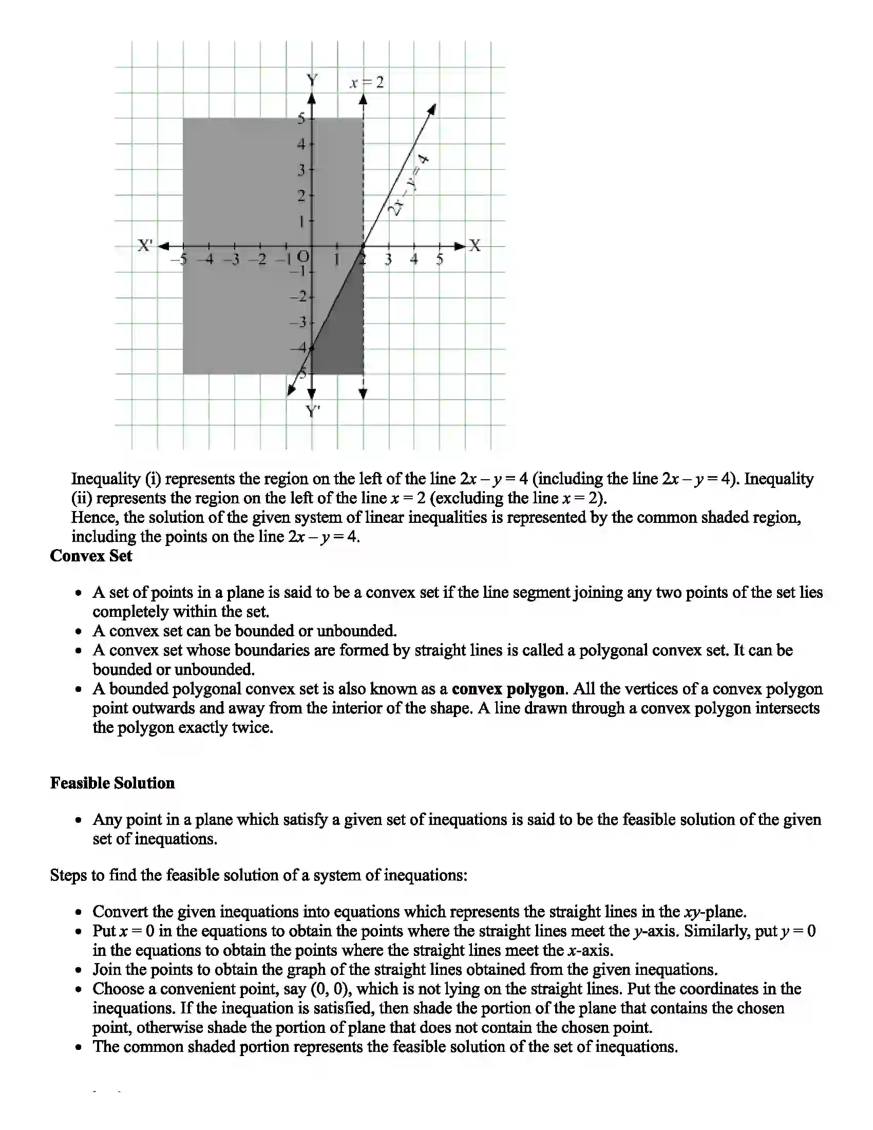Maharashtra Board Class 11th Mathematics Part - I Linear Inequations Revision Note 3