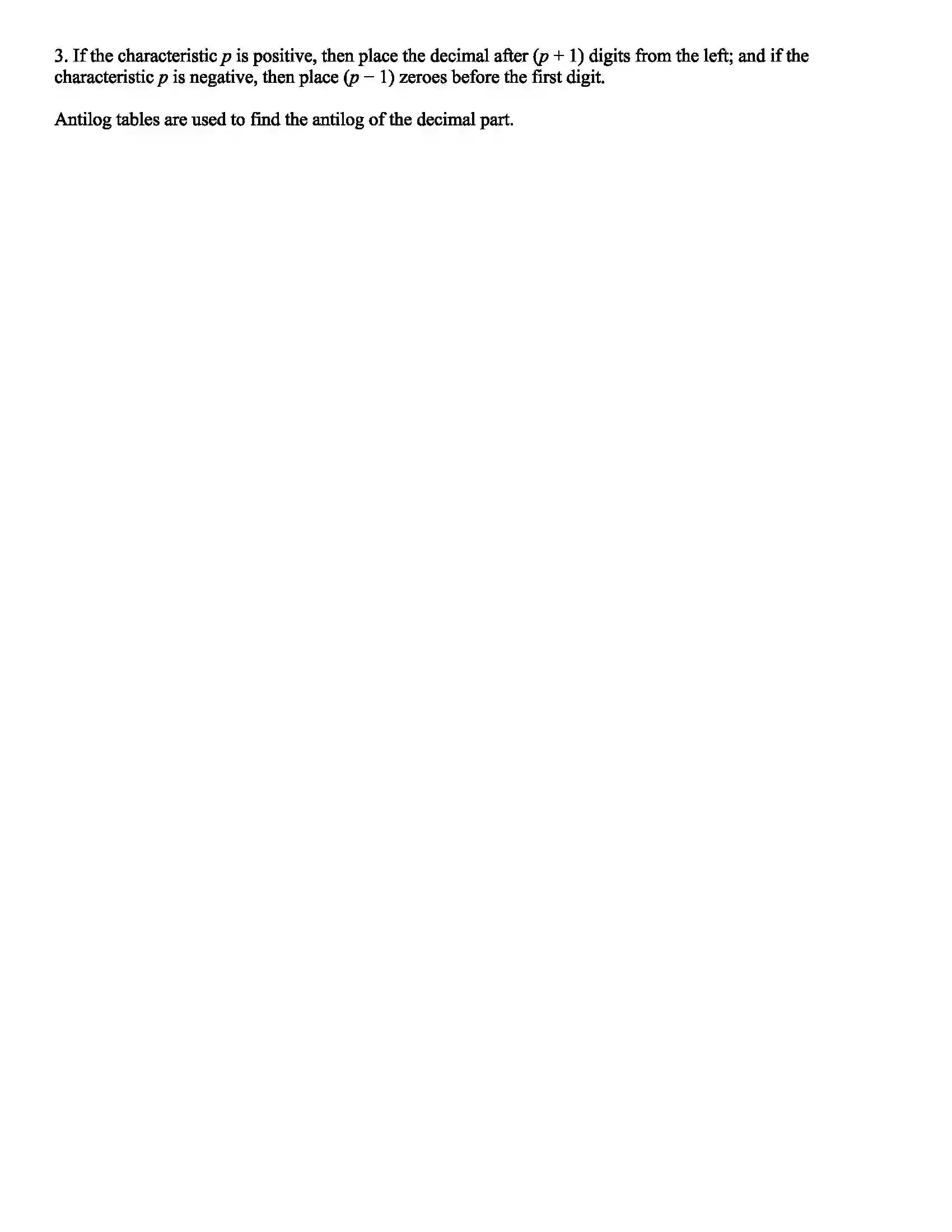 Maharashtra Board Class 11th Mathematics Part - II Logarithms Revision Note 3