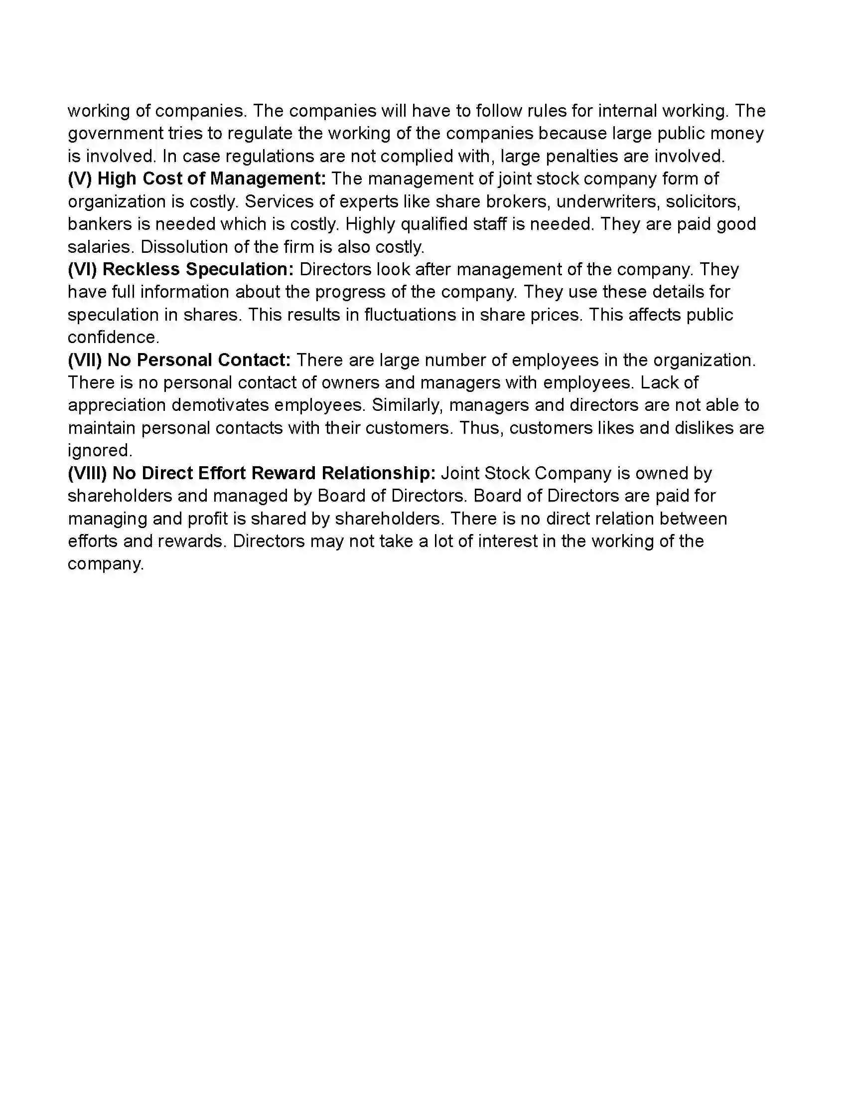 Maharashtra Board Class 11th Organisation of Commerce & Management Forms of Business Organisation – I Revision Note 32