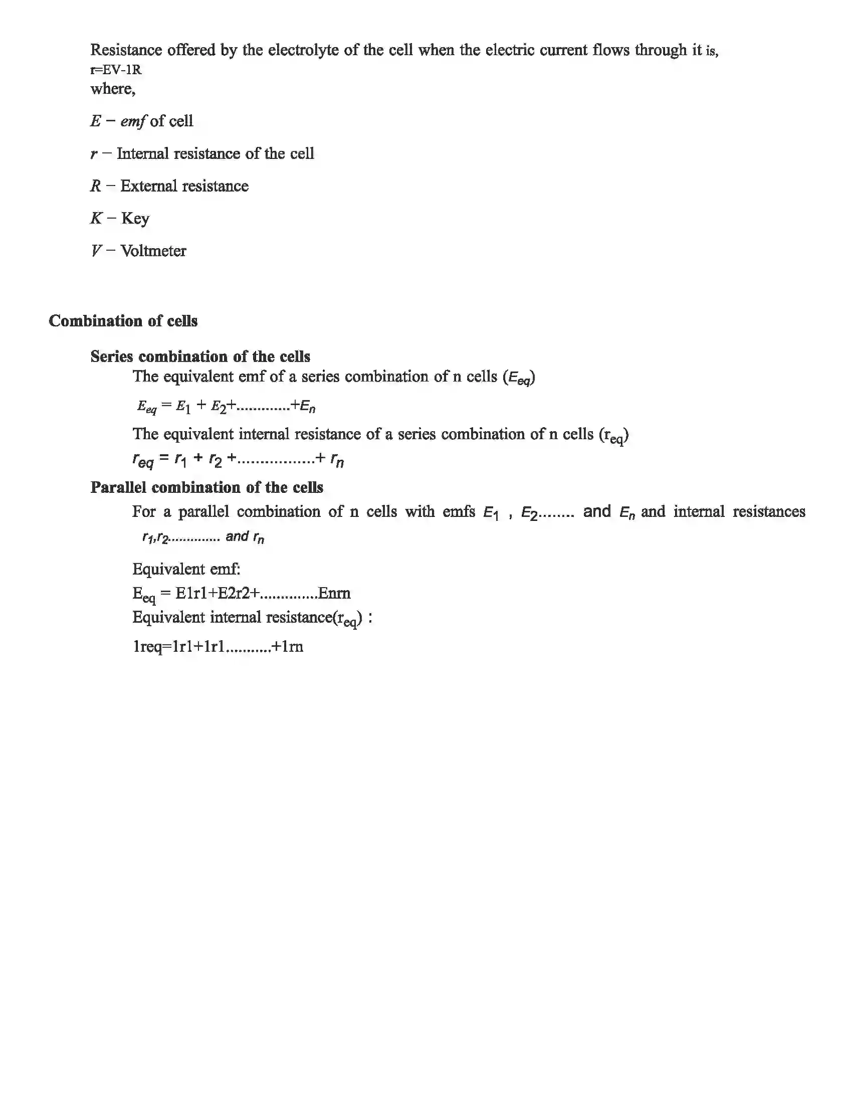 Maharashtra Board Class 11th Physics Current Electricity Revision Note 5