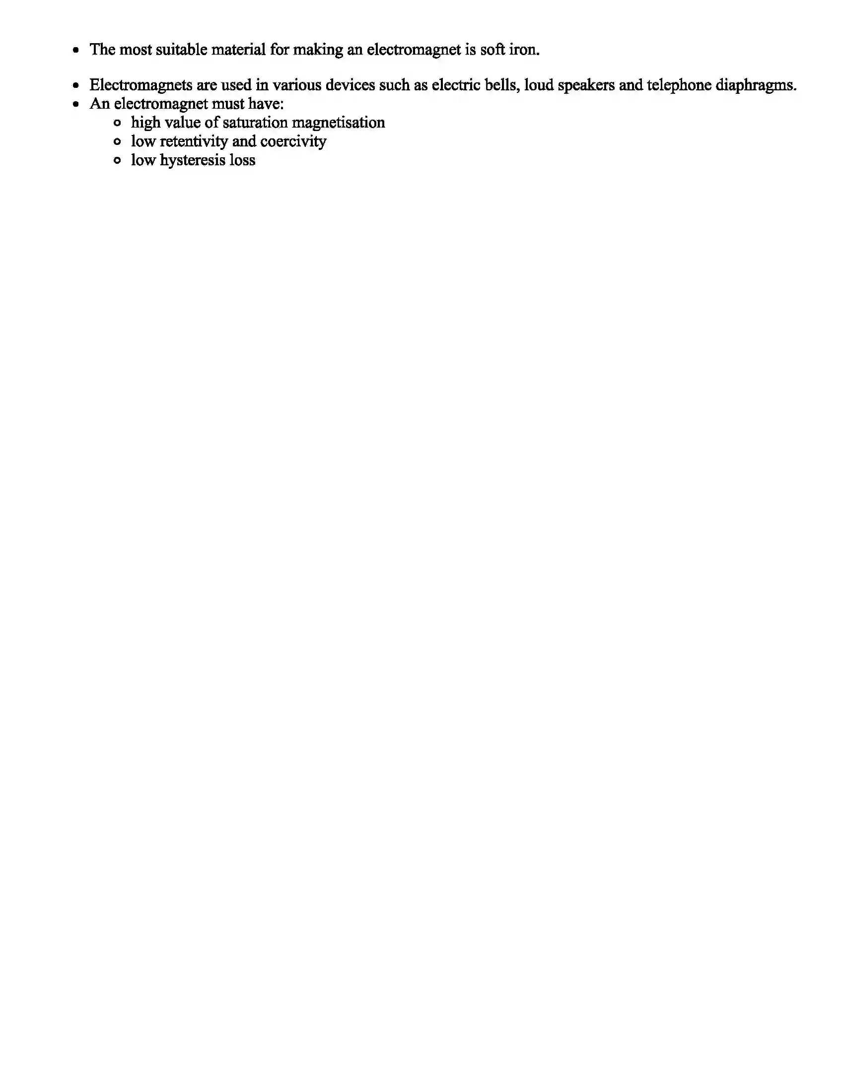 Maharashtra Board Class 11th Physics Magnetism Revision Note 3