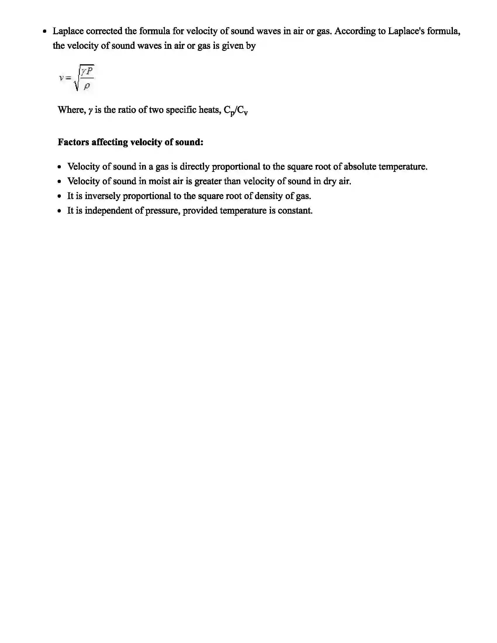 Maharashtra Board Class 11th Physics Sound Waves Revision Note 4