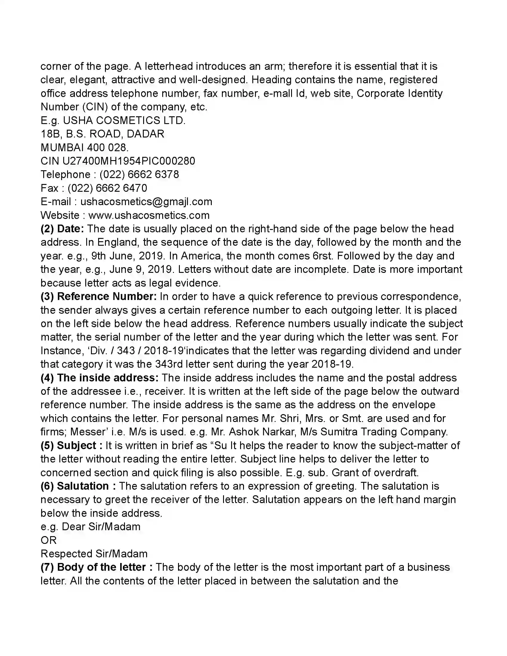 Maharashtra Board Class 11th Secretarial Practice Business Communication Skills of Secretary Revision Note 11