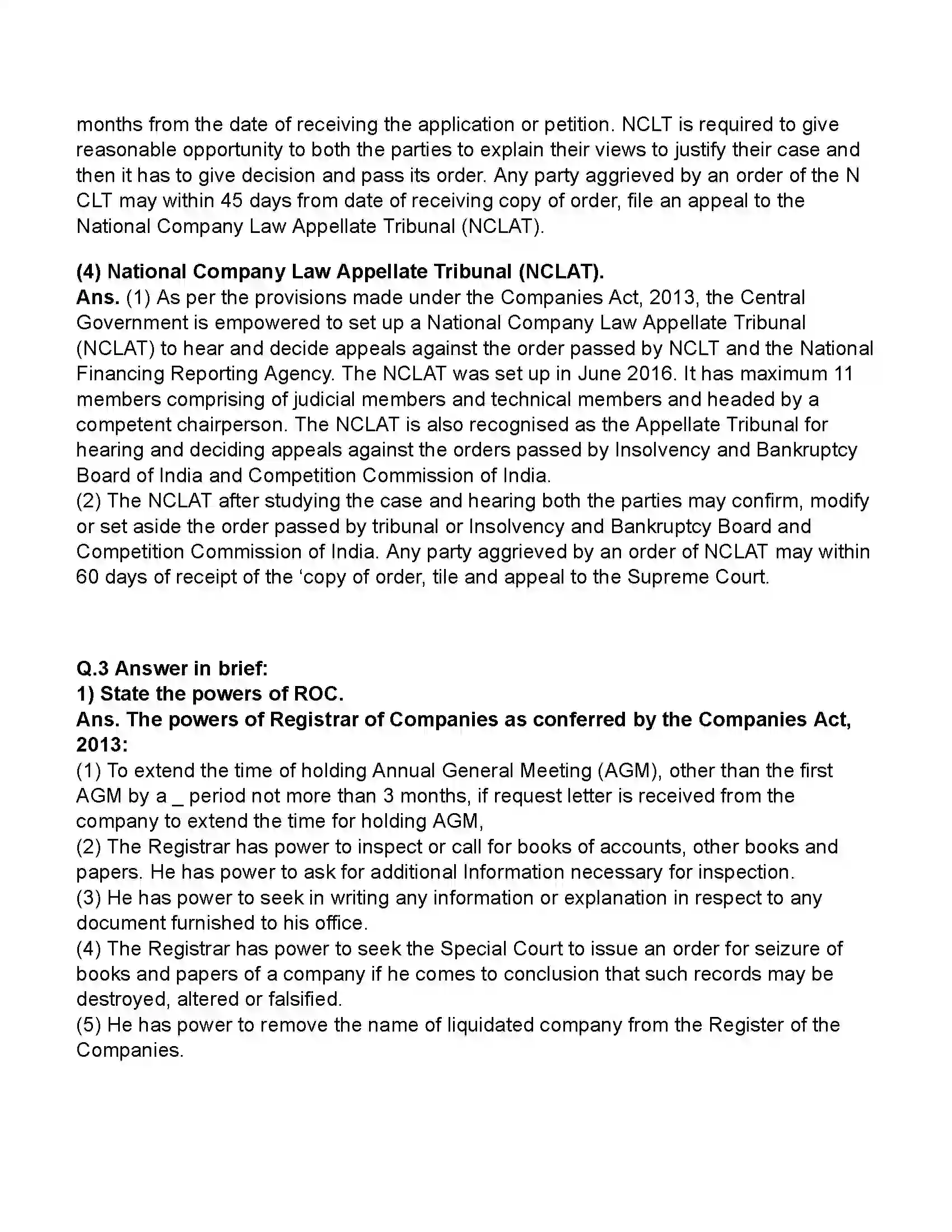 Maharashtra Board Class 11th Secretarial Practice Correspondence With Statutory Authorities Revision Note 6