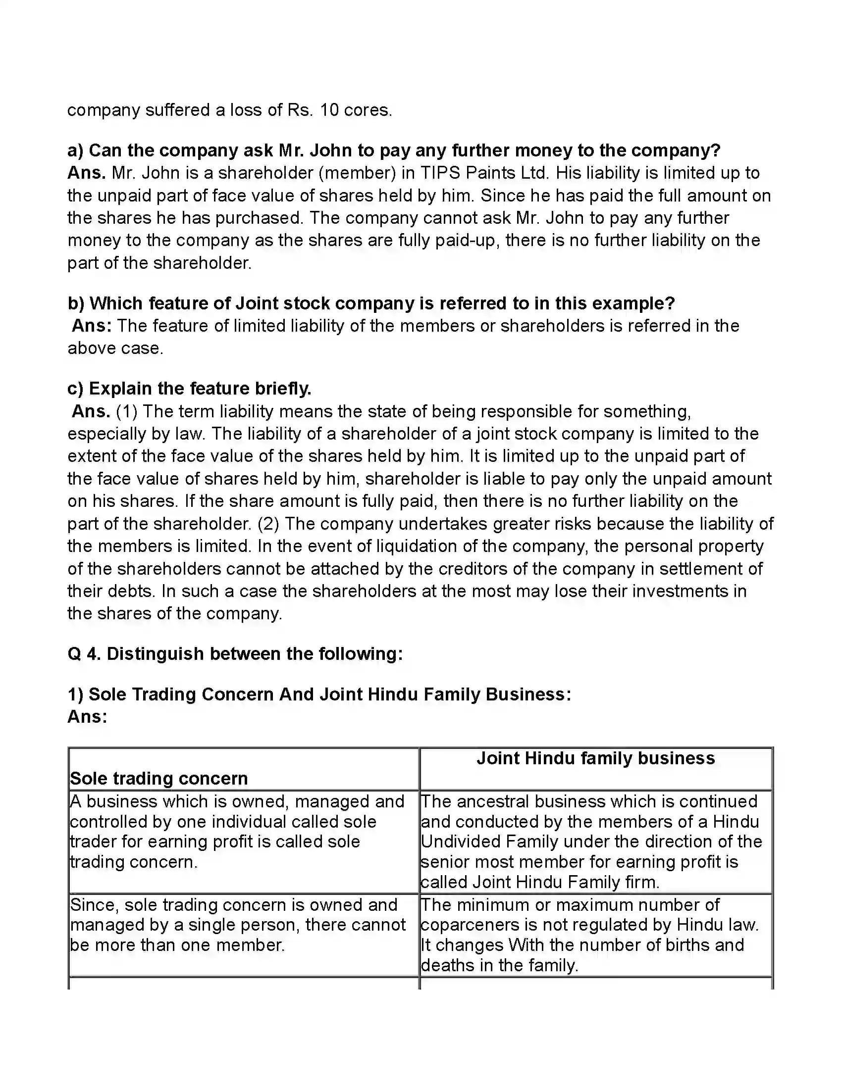 Maharashtra Board Class 11th Secretarial Practice Joint Stock Company Revision Note 8