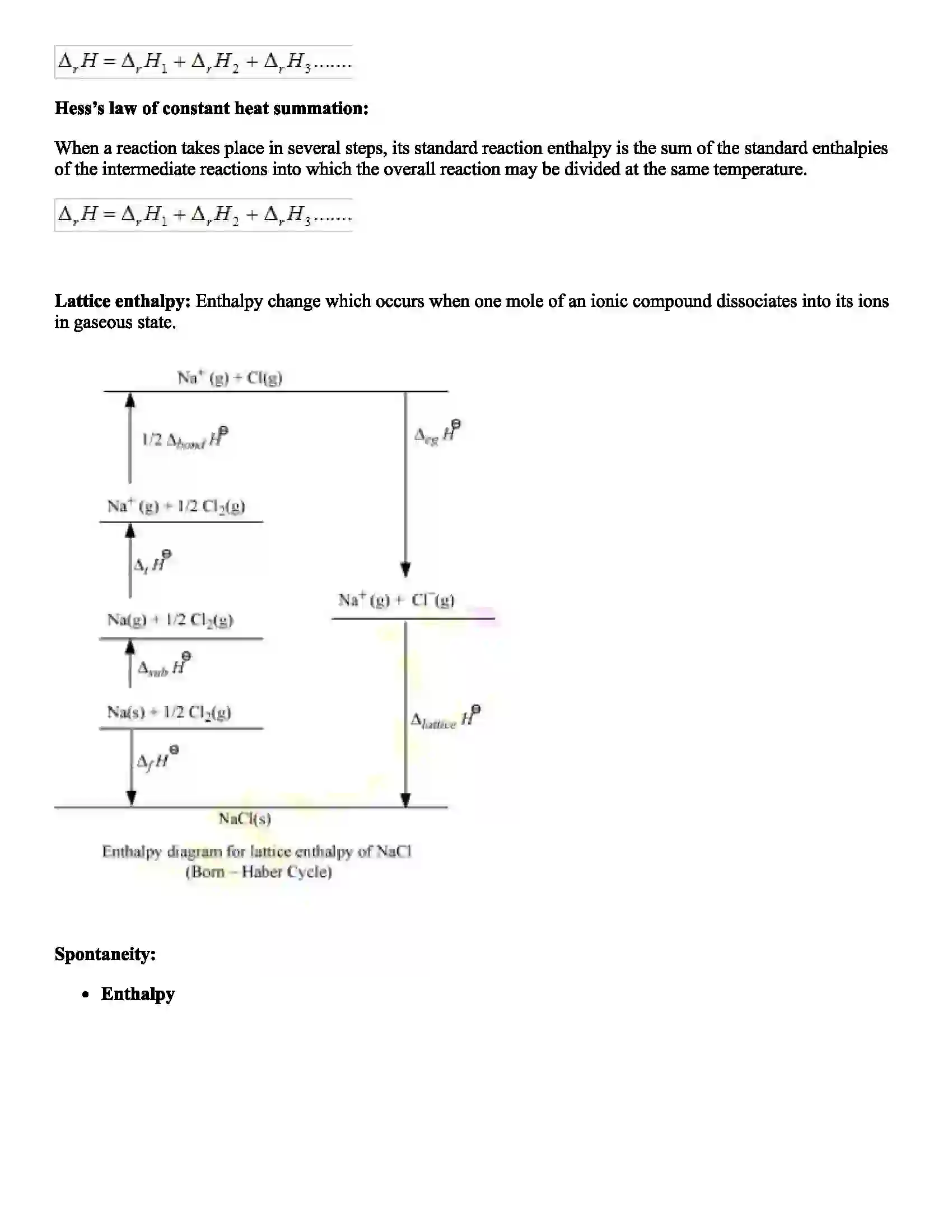 Maharashtra Board Class 12th Chemistry Chemical Thermodynamics and Energetic Revision Note 4