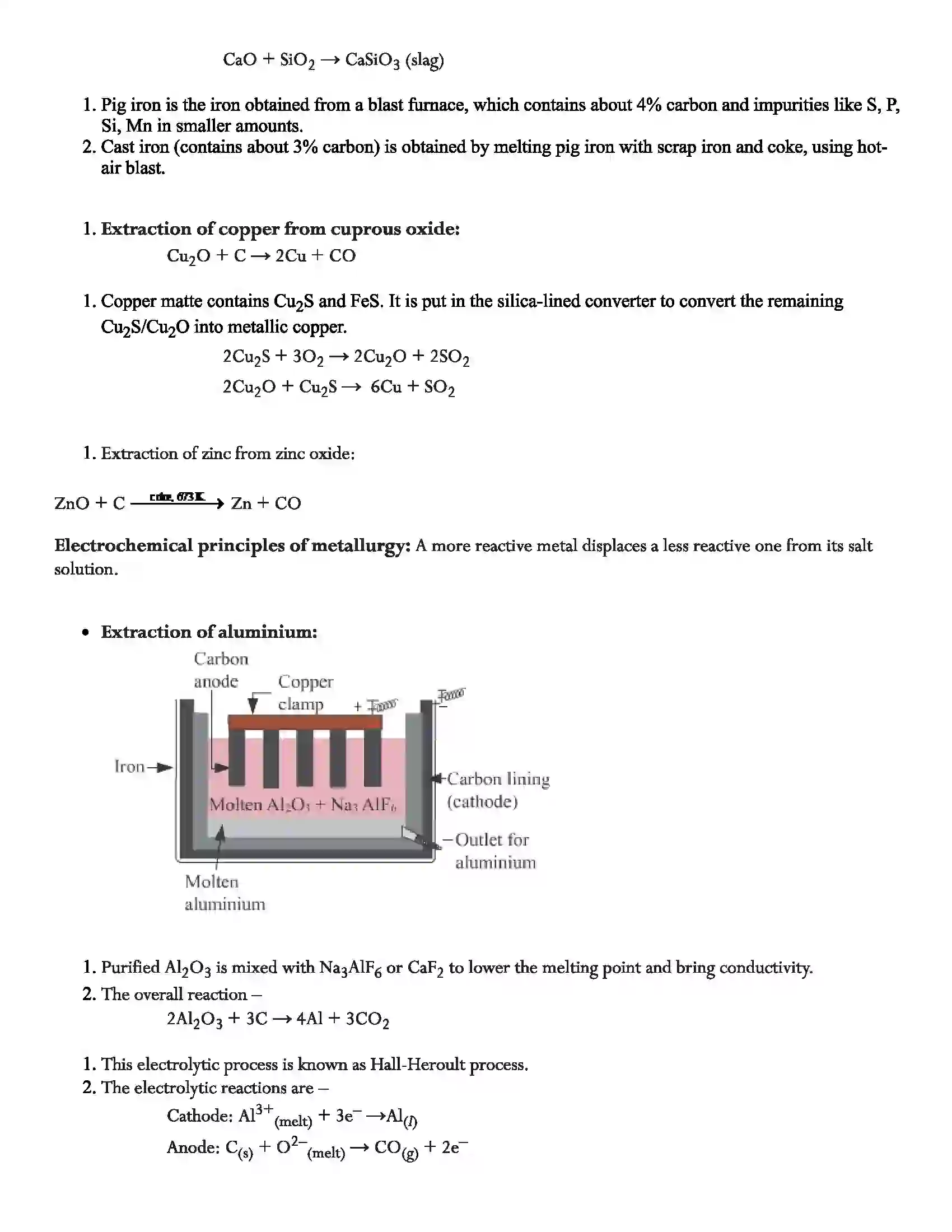 Maharashtra Board Class 12th Chemistry General Principles & Processes of Isolation of Elements Revision Note 4