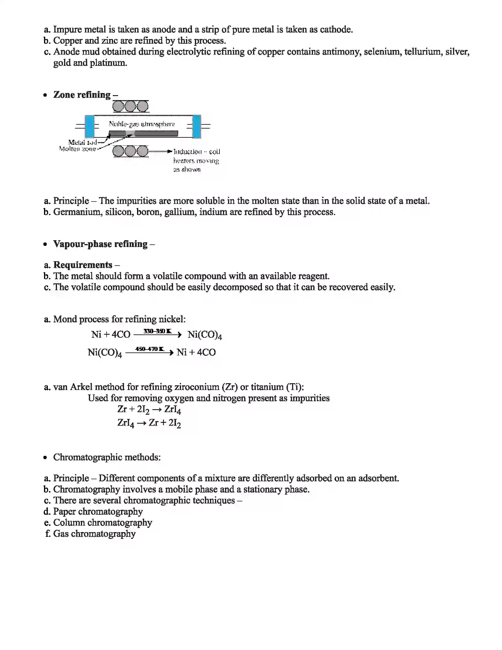 Maharashtra Board Class 12th Chemistry General Principles & Processes of Isolation of Elements Revision Note 6
