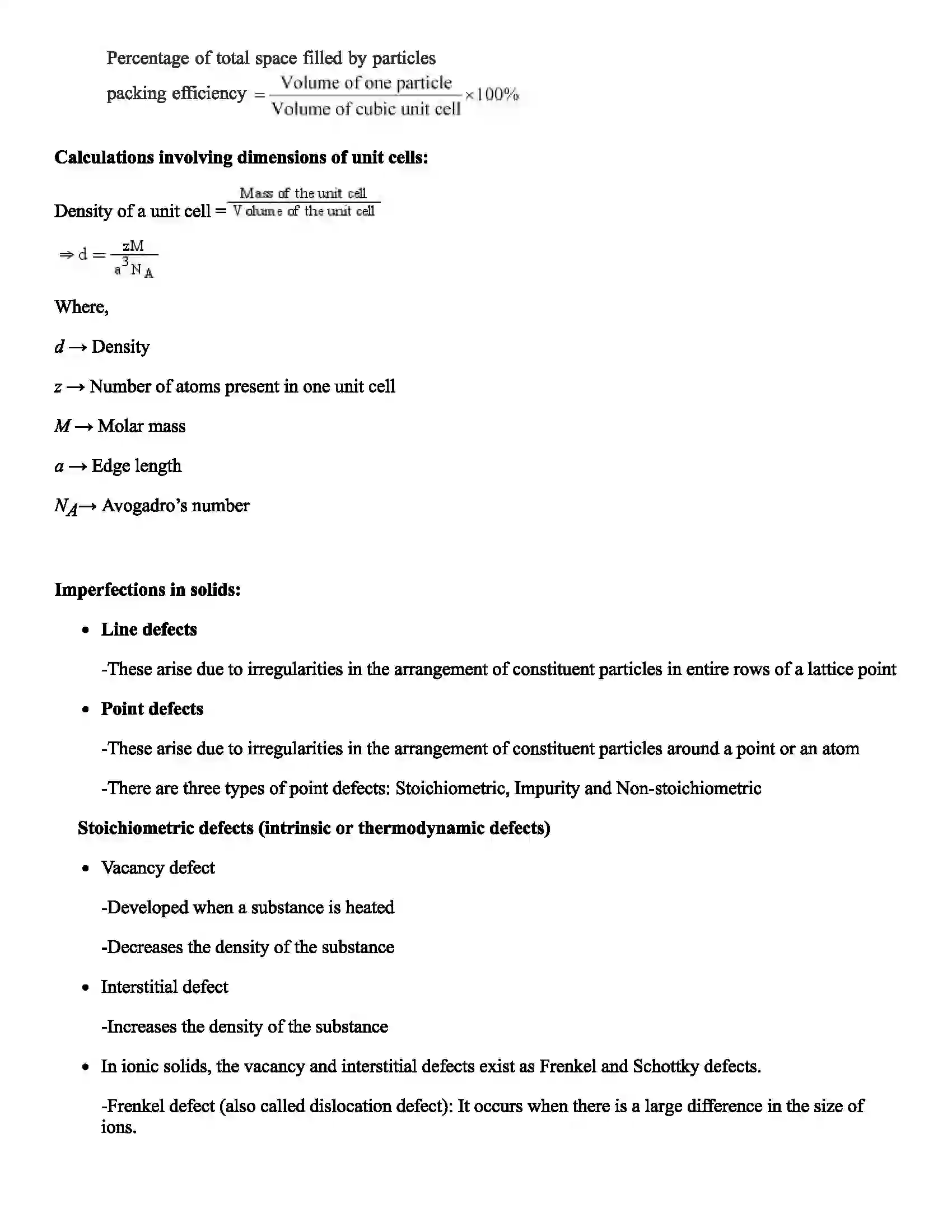 Maharashtra Board Class 12th Chemistry Solid State Revision Note 4