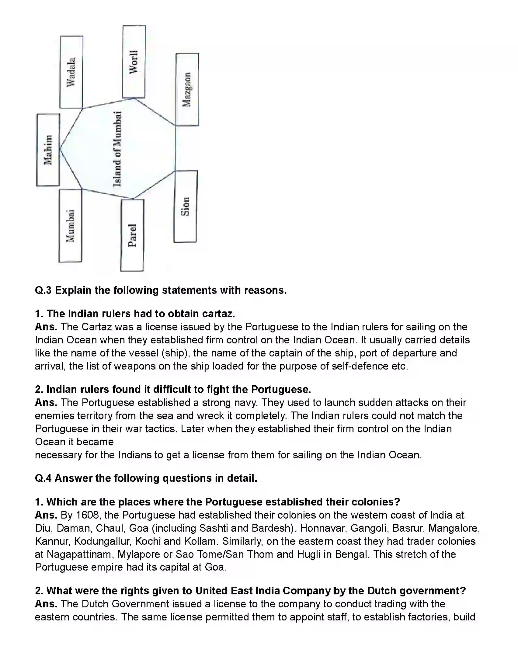 Maharashtra Board Class 12th History India and European Colonialism Revision Note 2