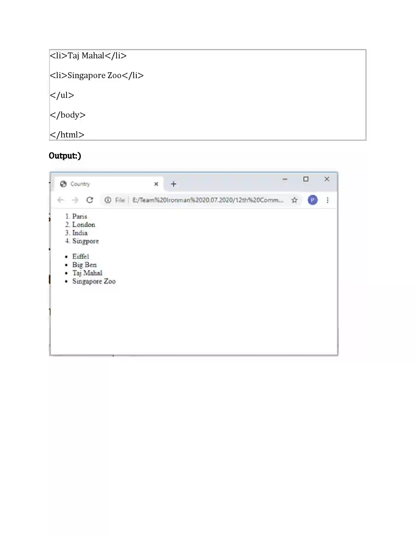 Maharashtra Board Class 12th Infromation Technology Advance Web Designing Revision Note 10